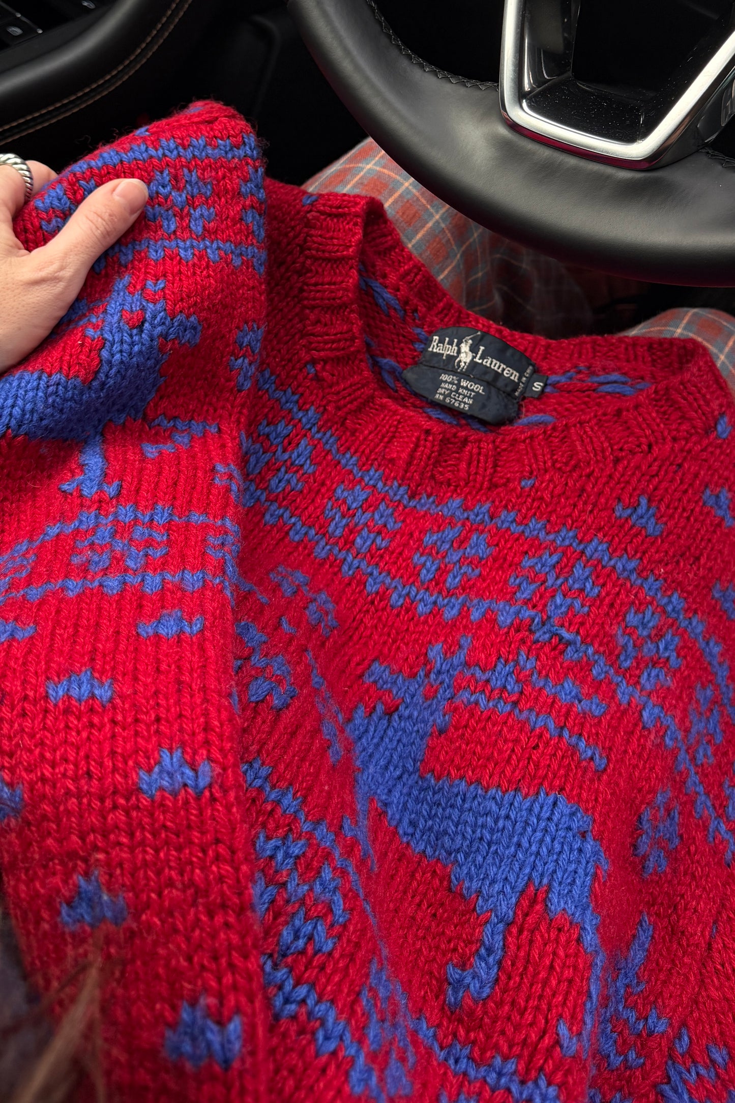 Wool Ralph Lauren Nordic Deer Sweater