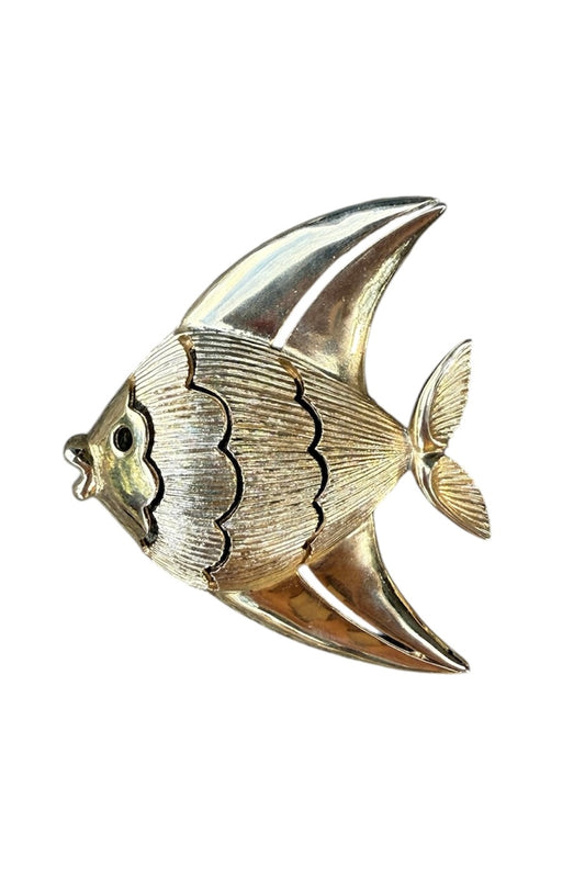 Large Gold-Tone Brooch