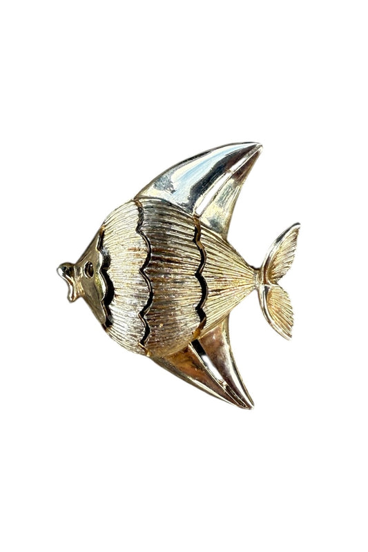 Small Gold-Tone Brooch