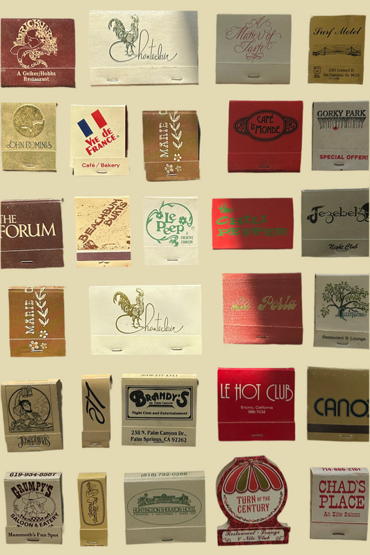 10 Vintage Matchbooks – Curated Surprise Bundle