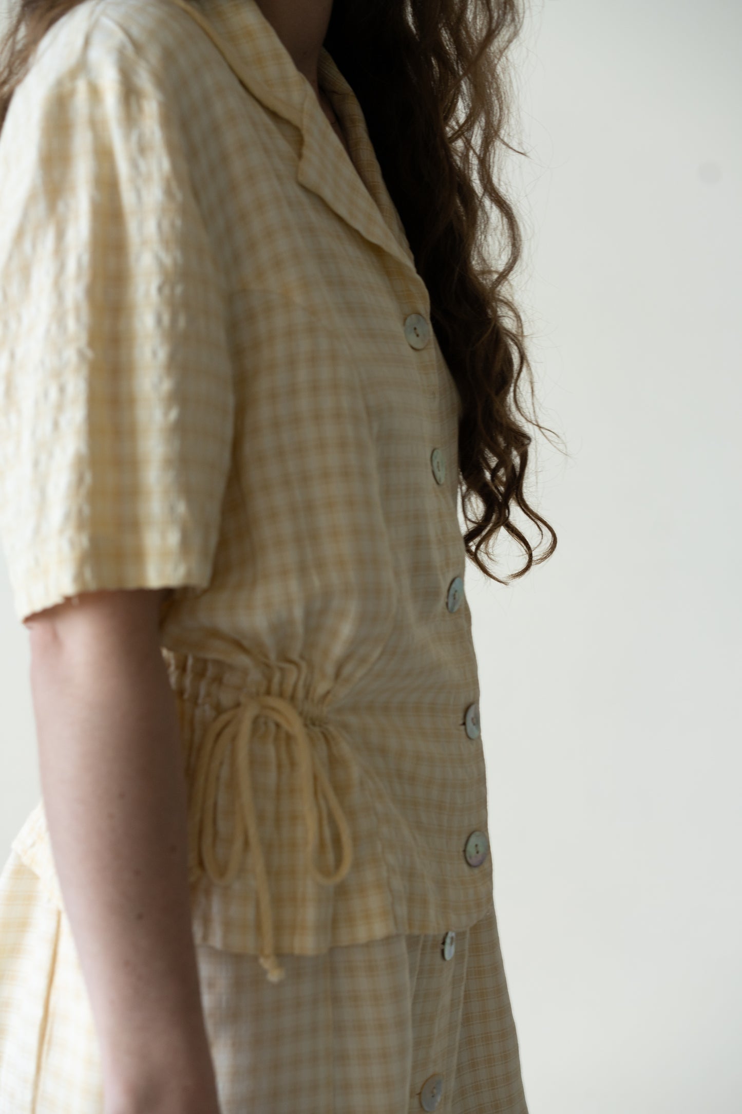 Gingham Skirt Set