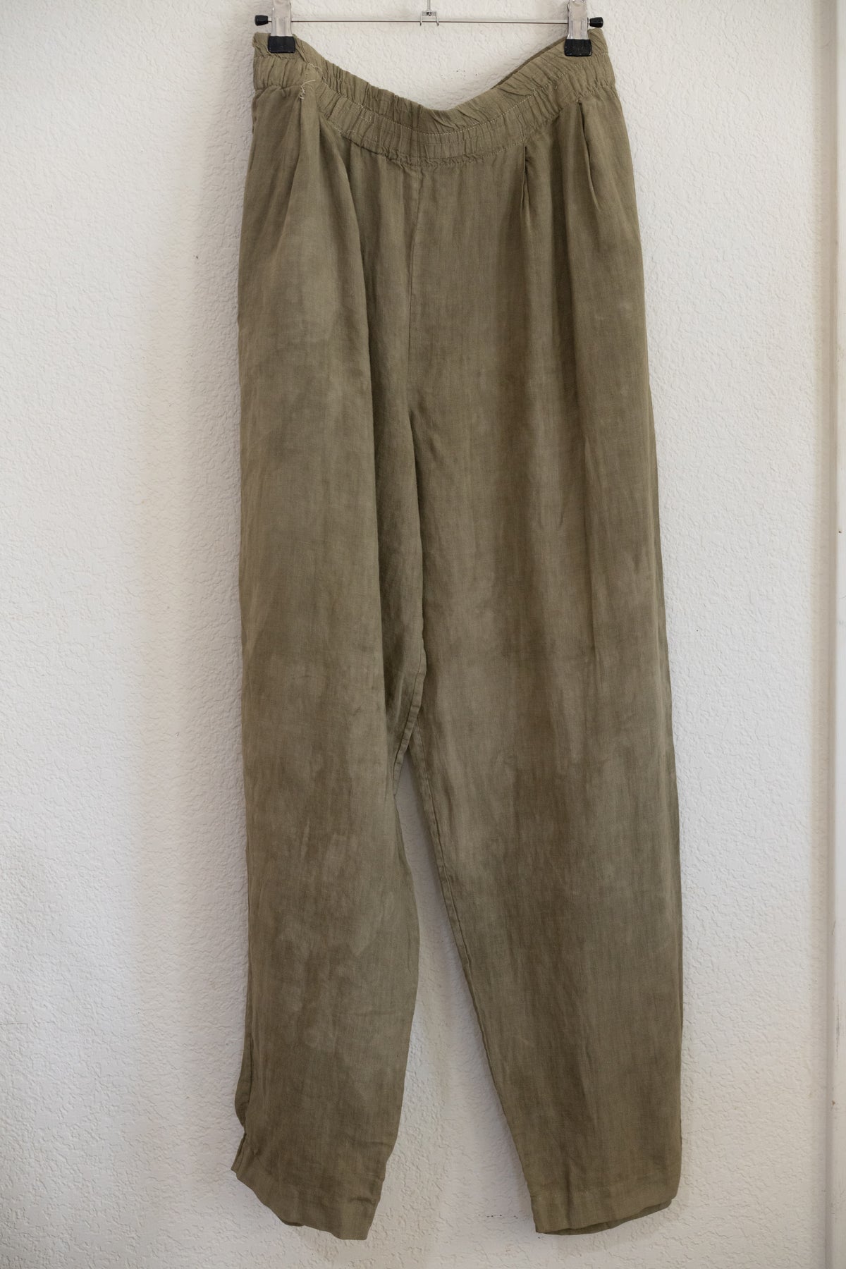 Botanically Dyed DKNY Linen Pull-On Pants