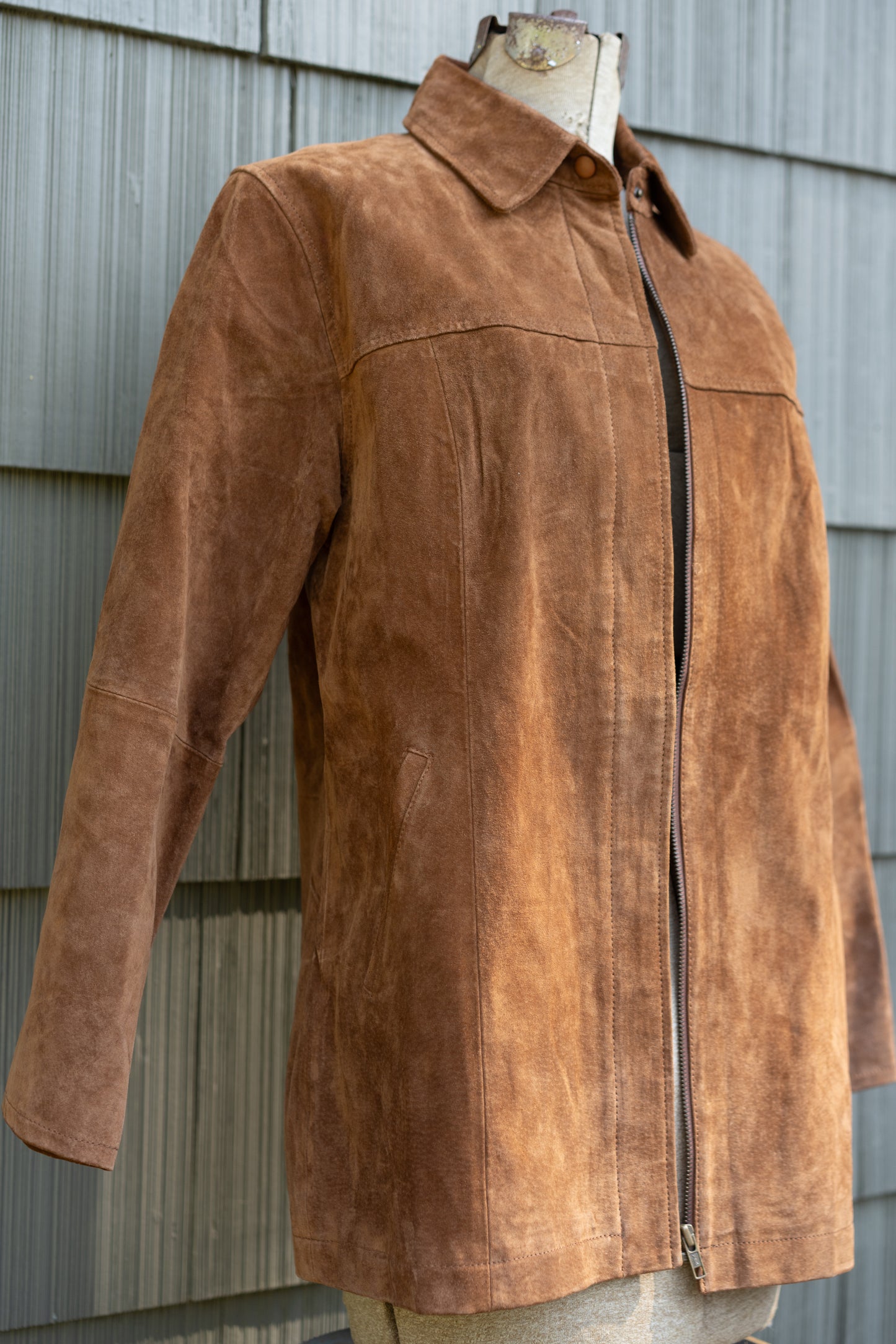 Suede Zip Jacket