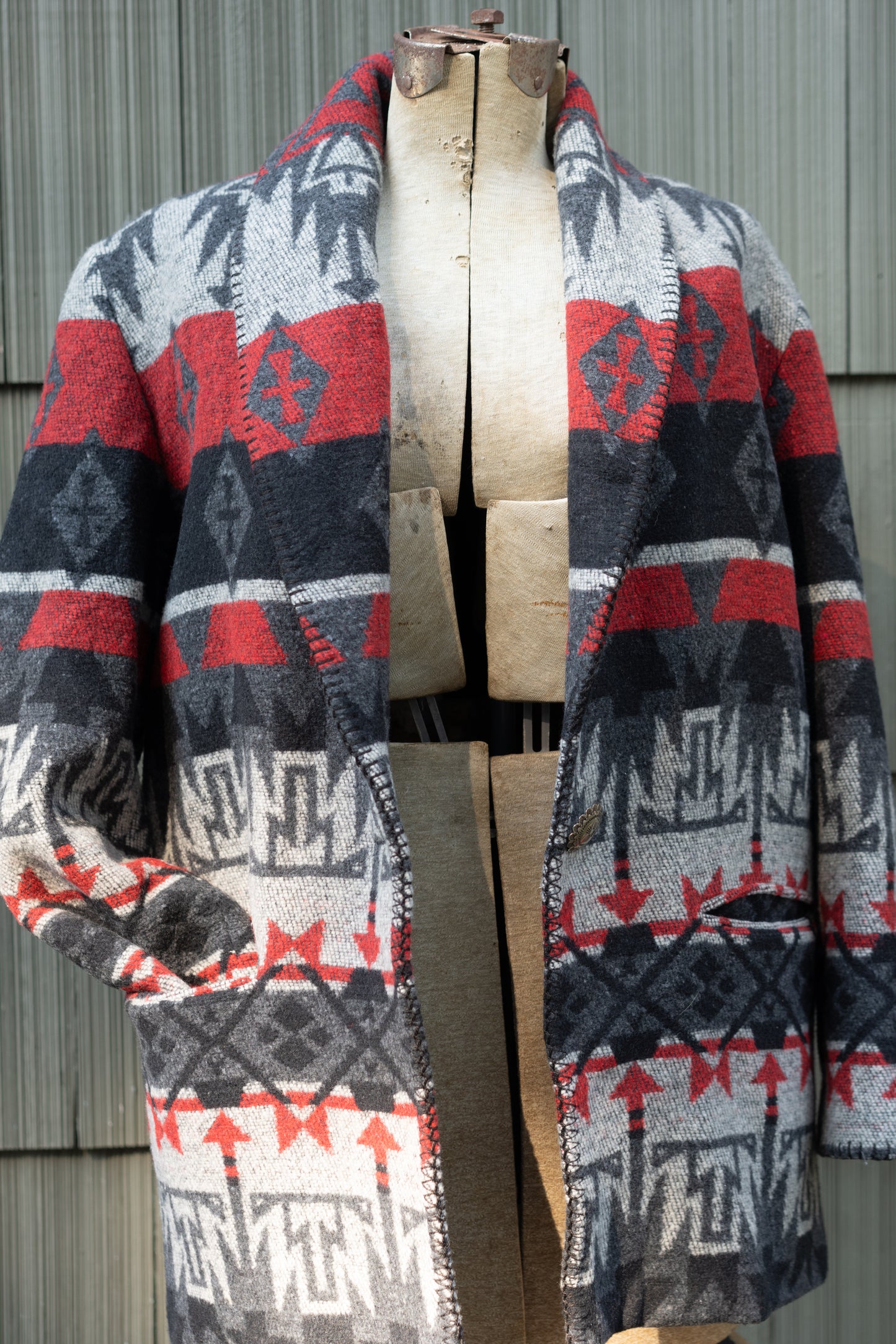 Southwestern Blanket Jacket