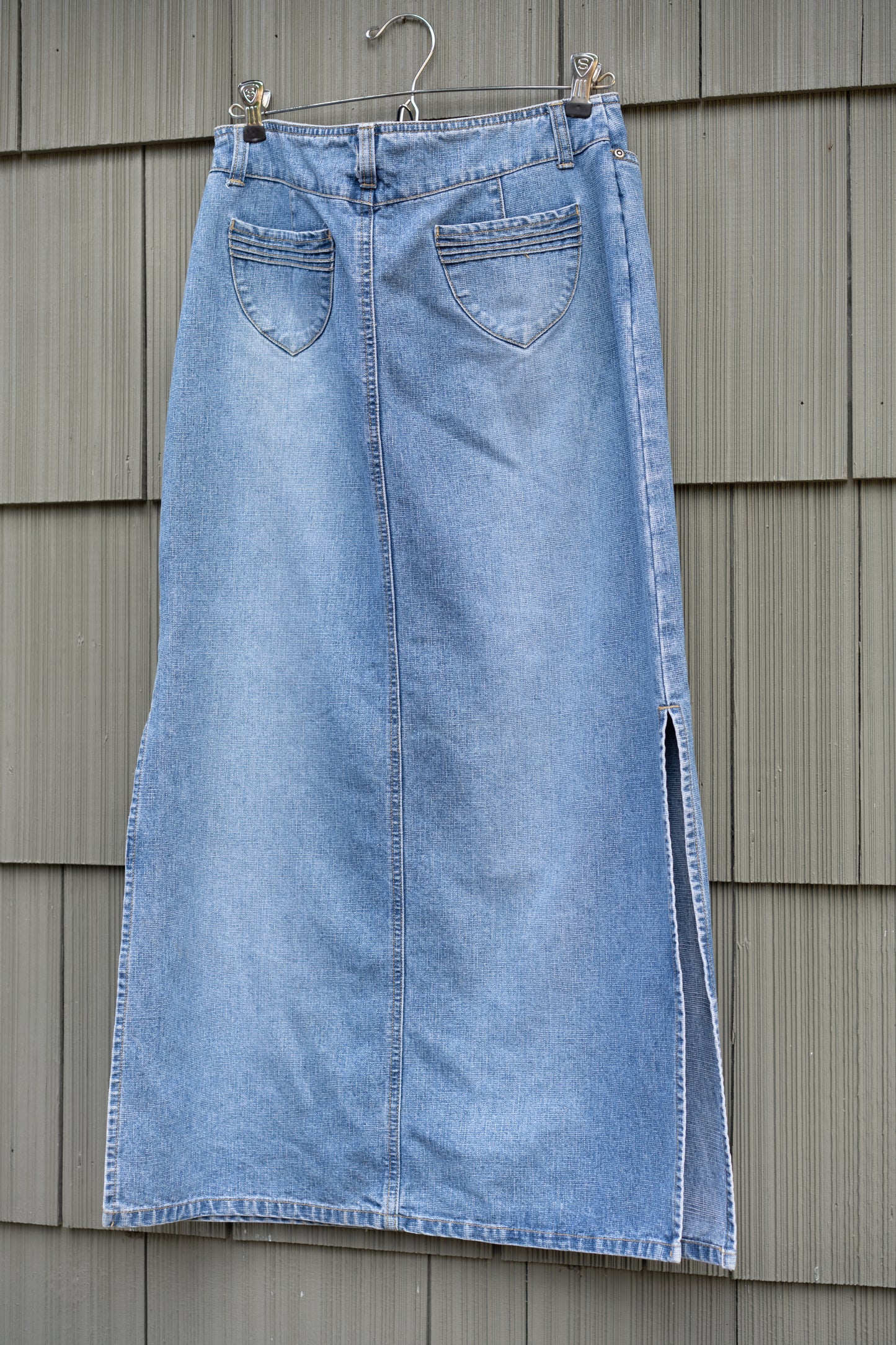 Denim Maxi Skirt