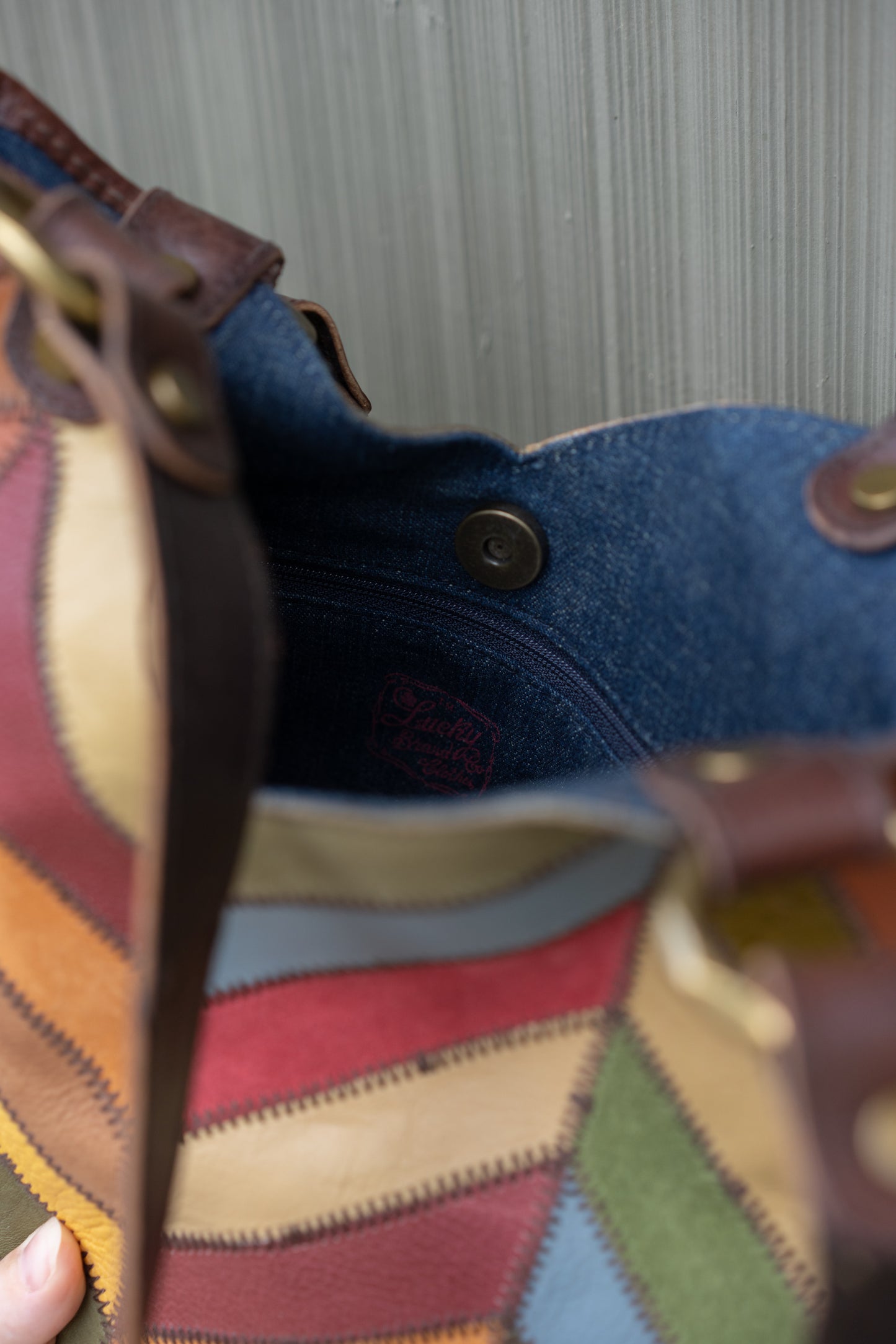 Lucky Brand Patchwork Leather Tote