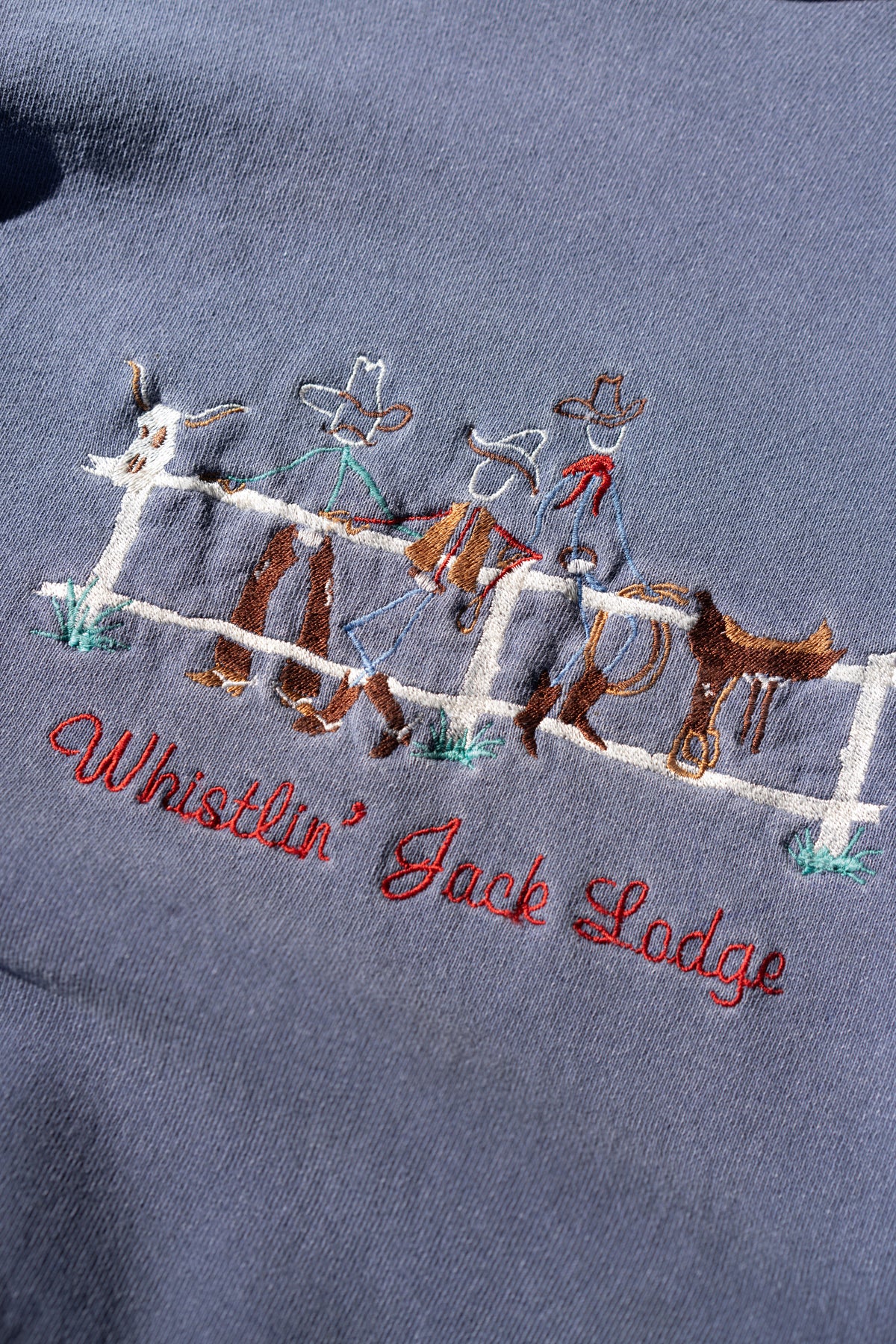 Cowboy Embroidered Sweatshirt