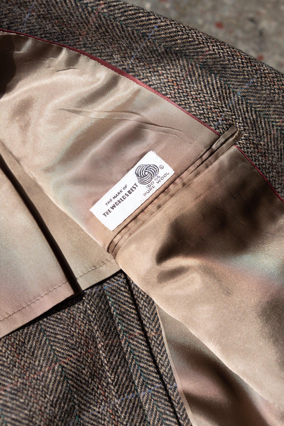 Pure Wool Herringbone Blazer
