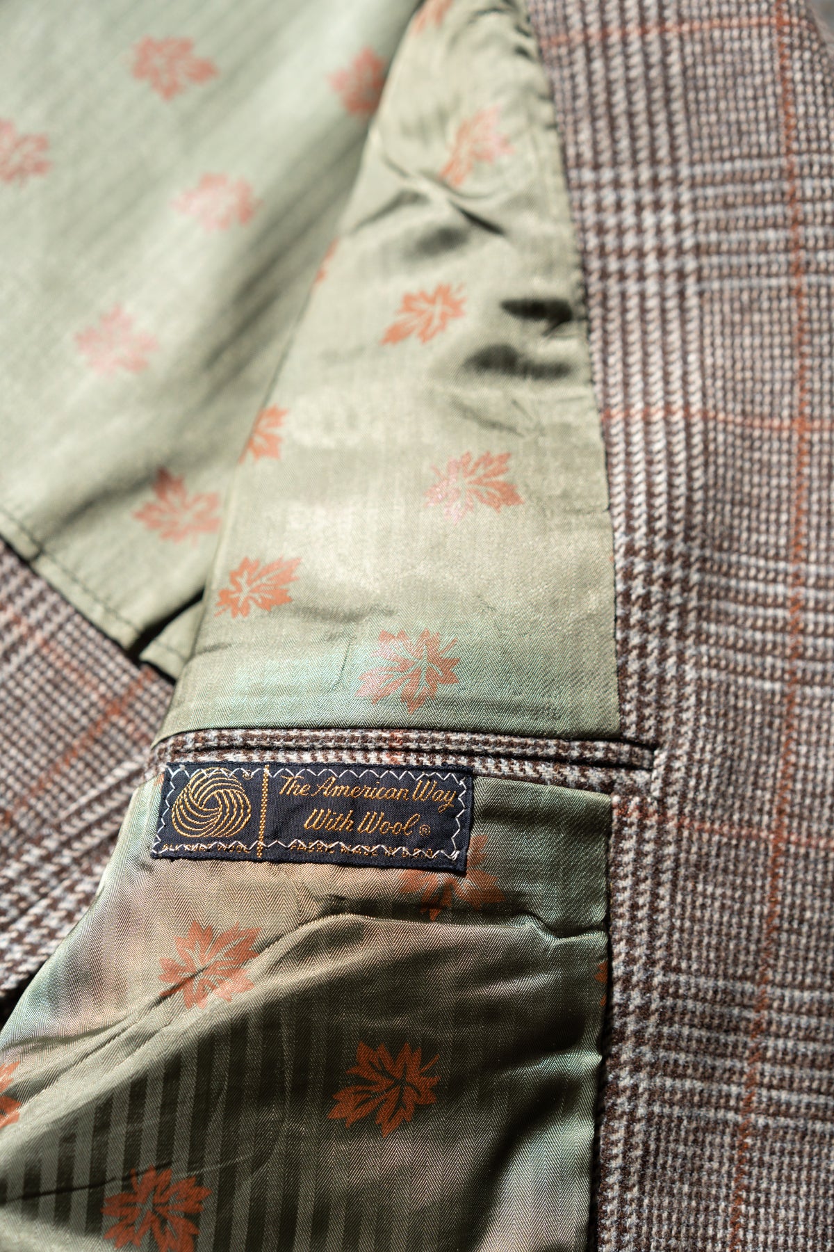 70s Wool Glen Plaid Blazer