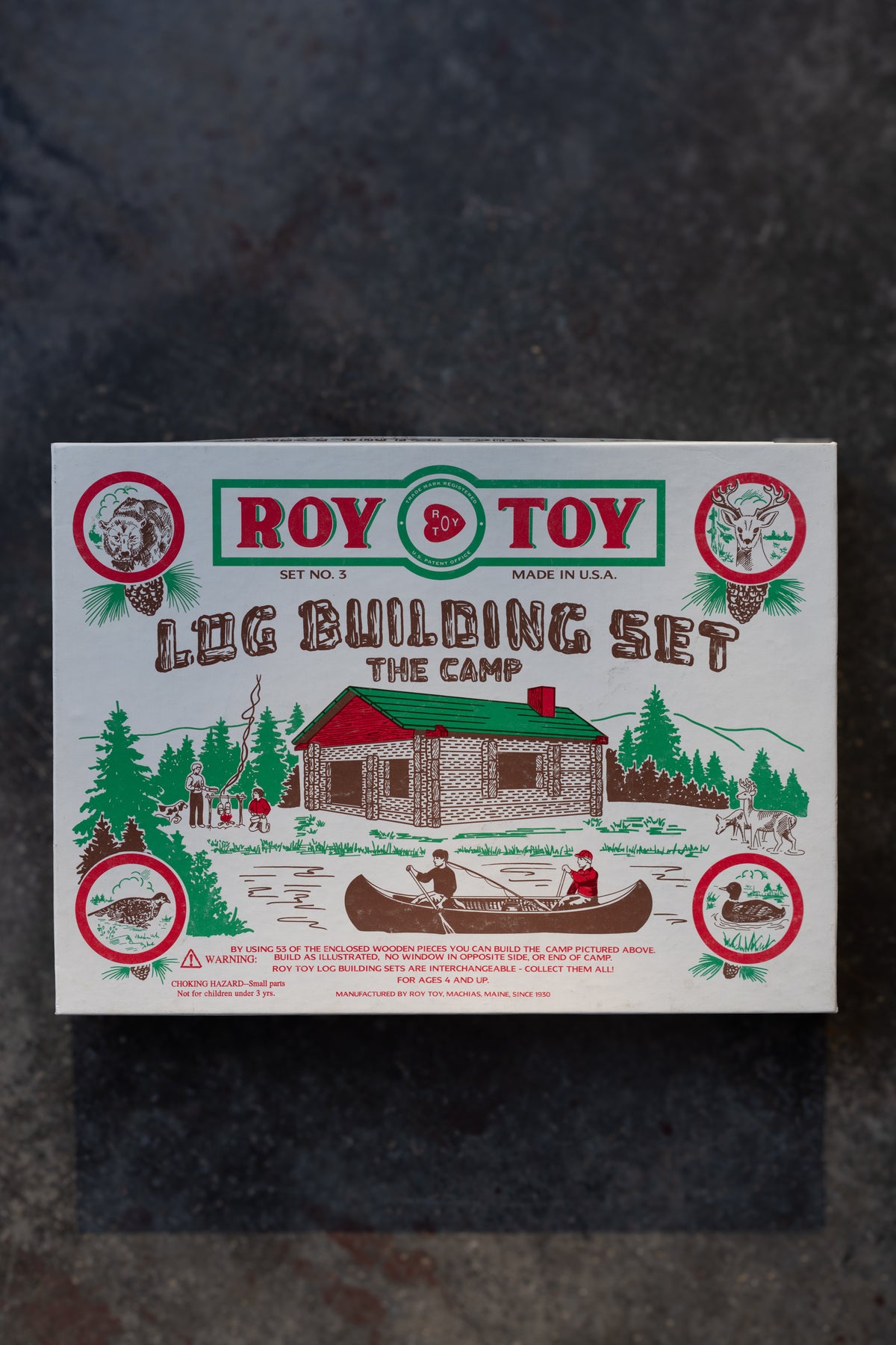 Roy Toy Log Building Set