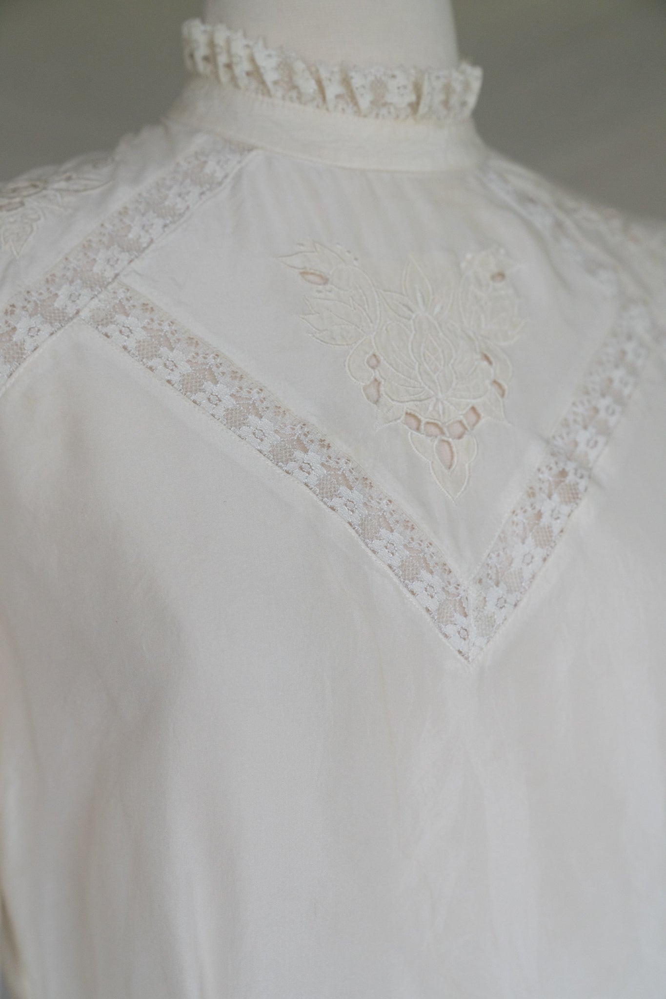 Silk Lace Blouse