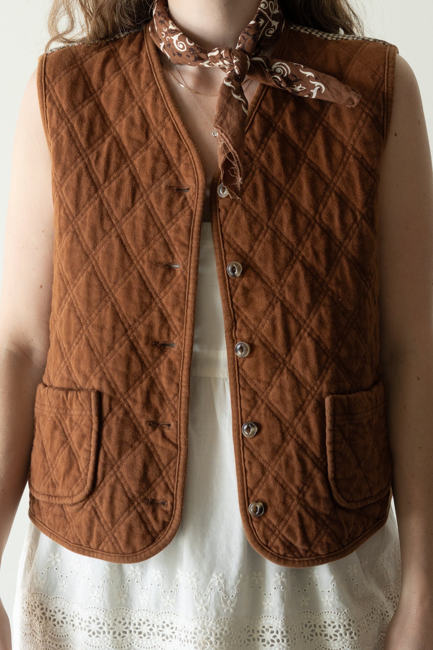 Quilted Cotton Equestrian Vest