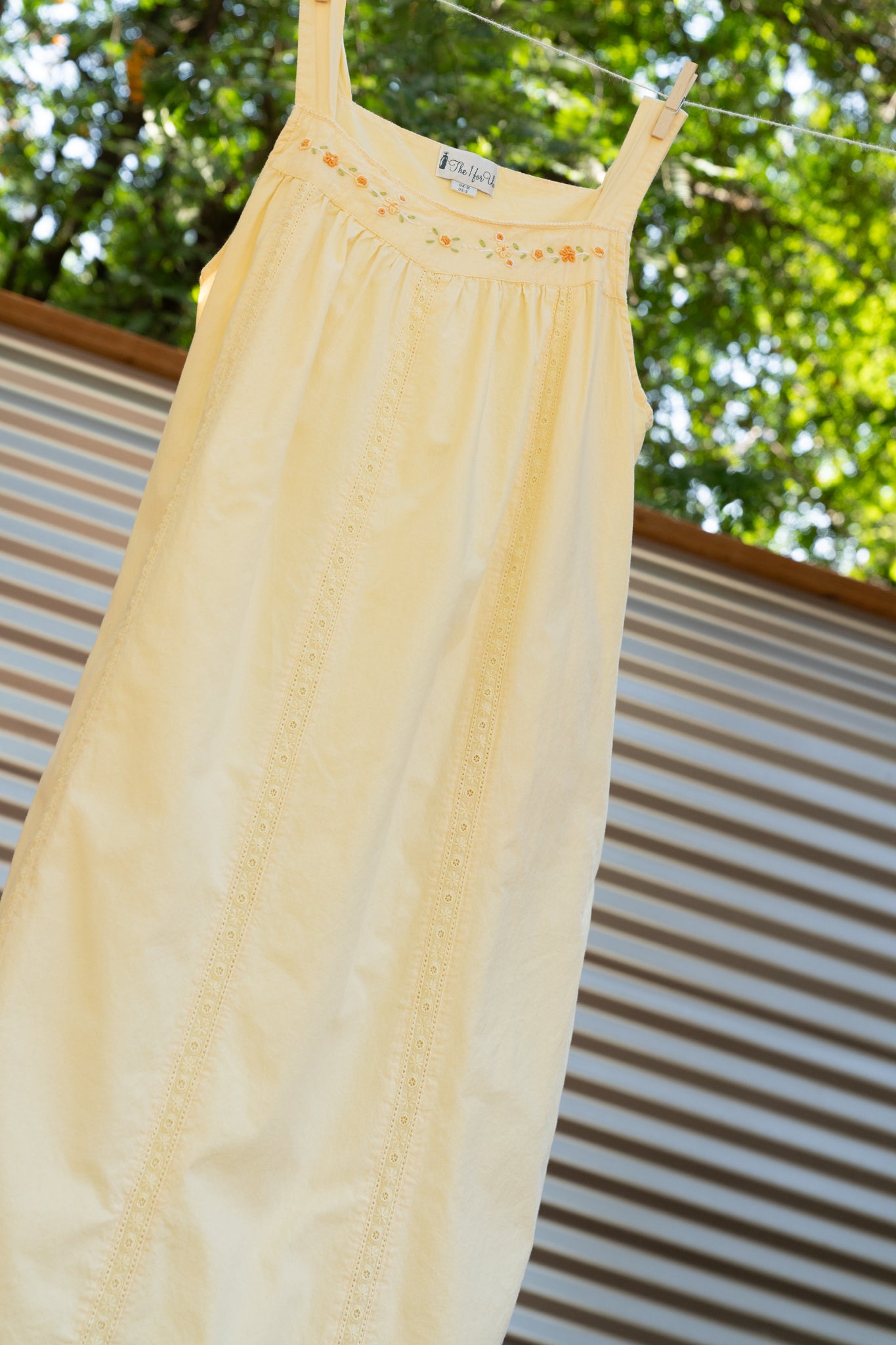 Tangerine Bloom Nightgown