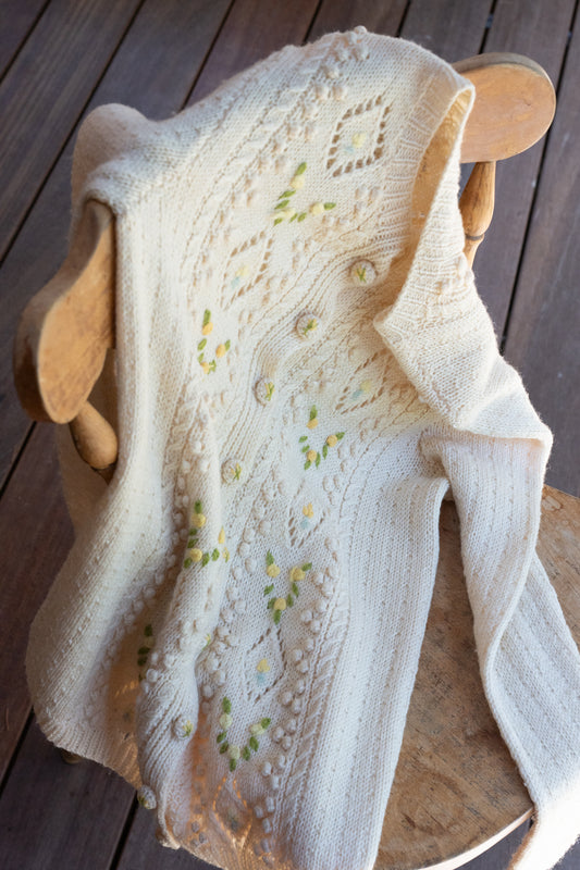 Late Bloom Wool Cardigan