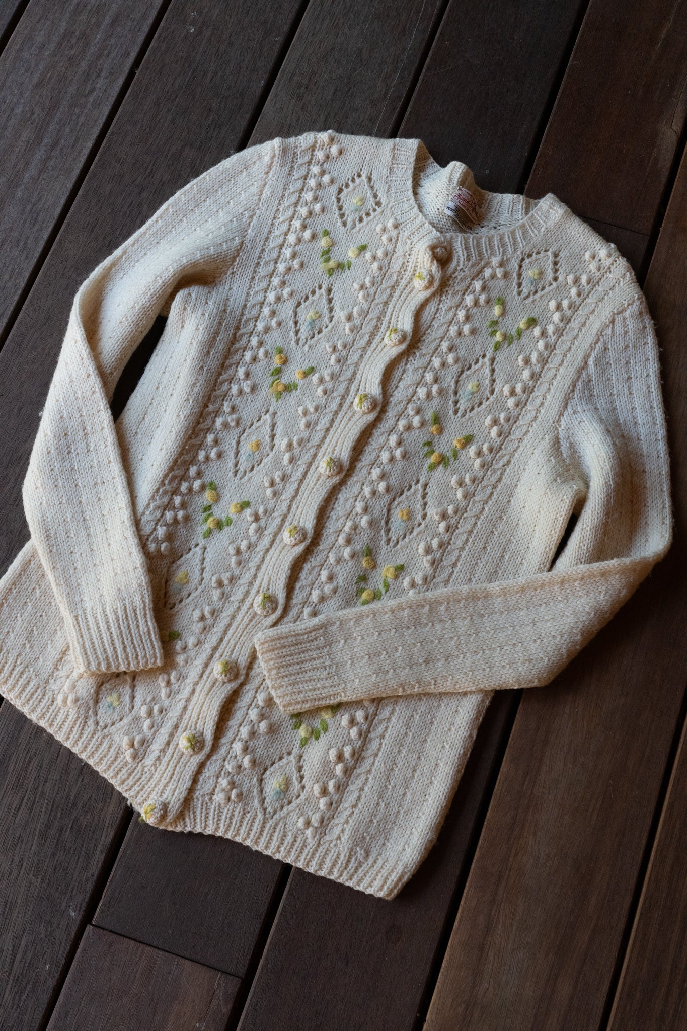 Late Bloom Wool Cardigan