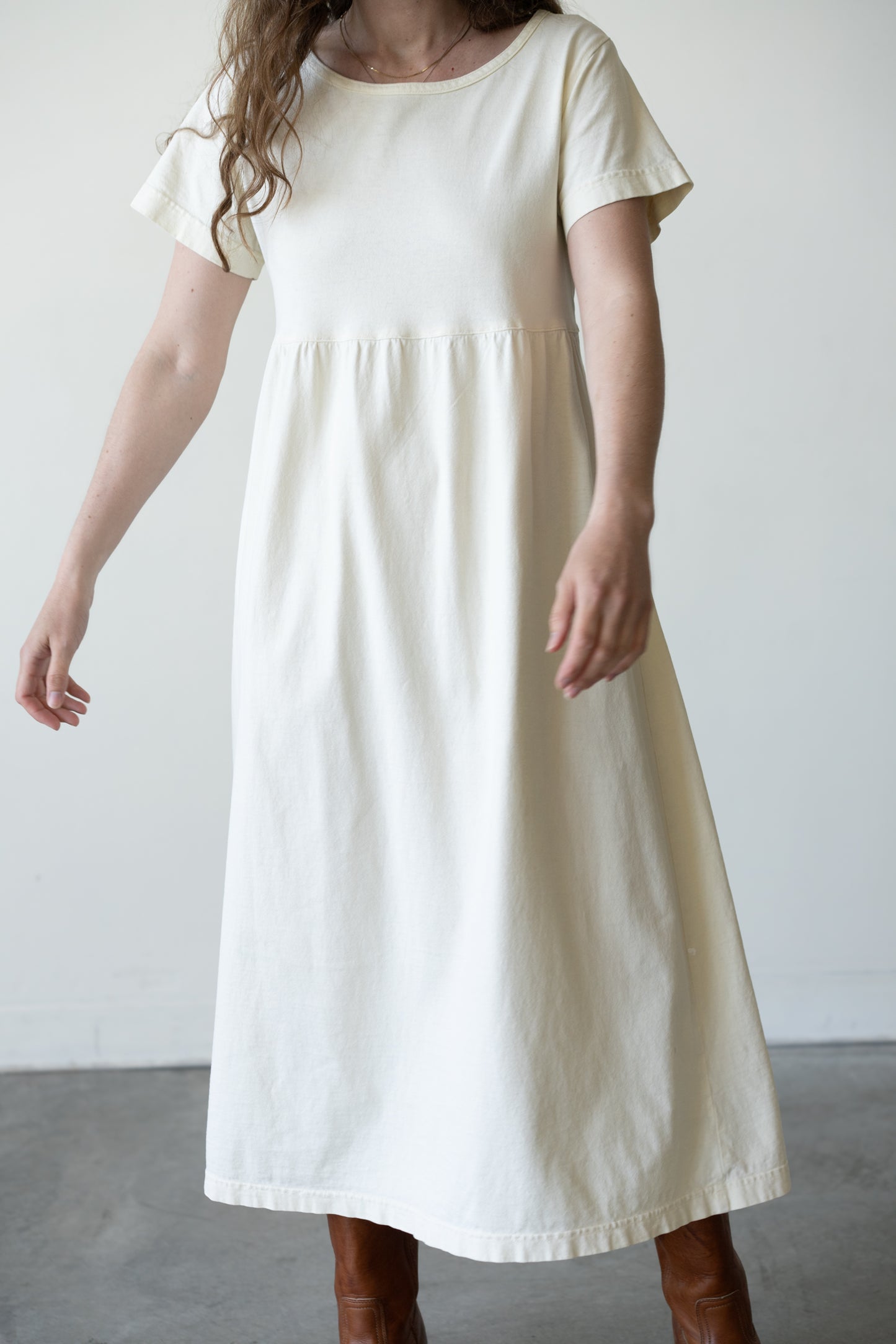 Cotton Tie Back Dress