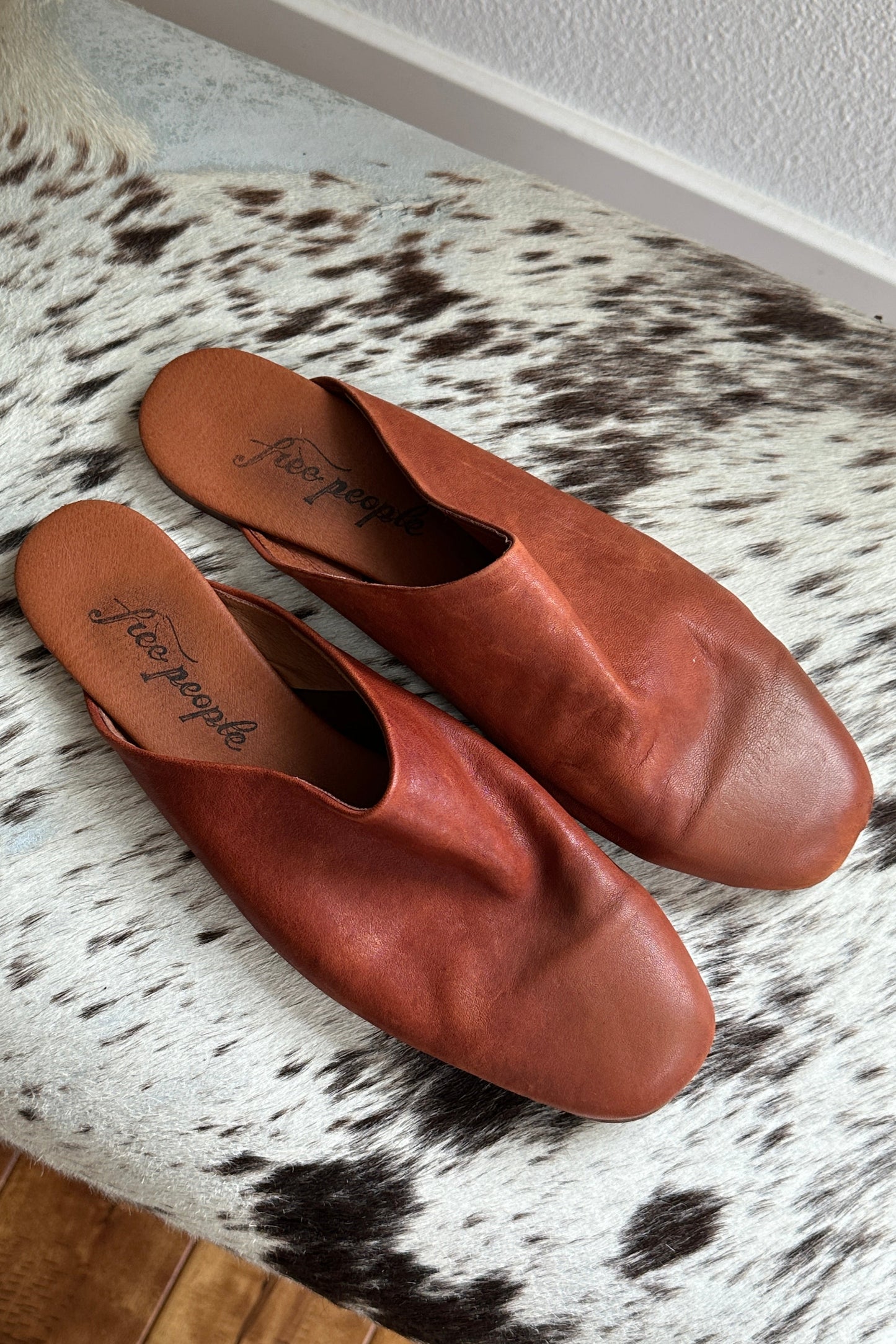 Free People Reese Leather Flat