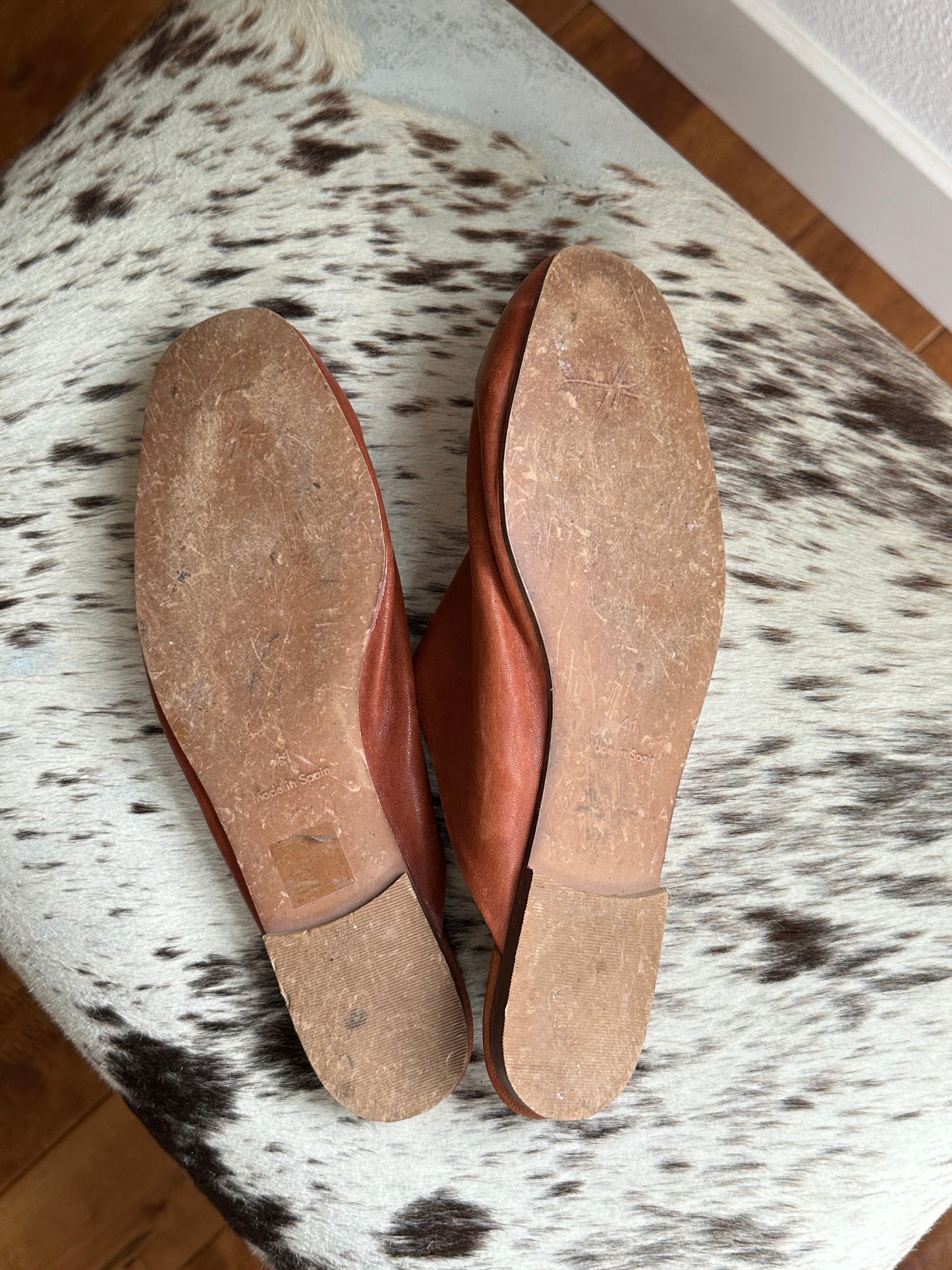 Free People Reese Leather Flat