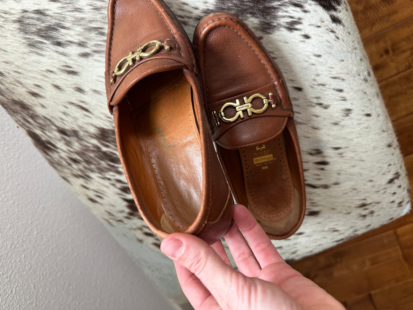 Salvatore Ferragamo Leather Loafers