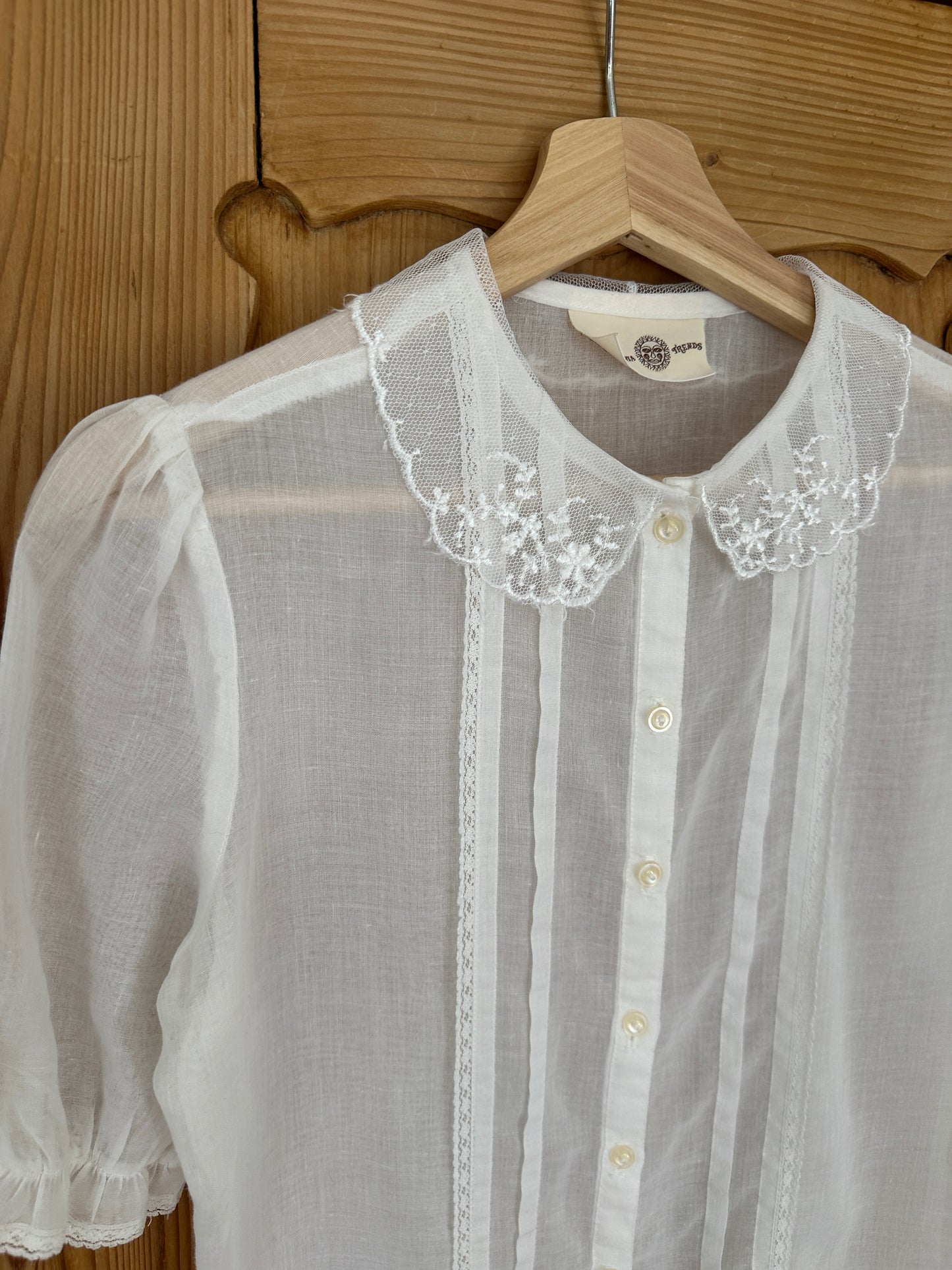Lace Collared Blouse