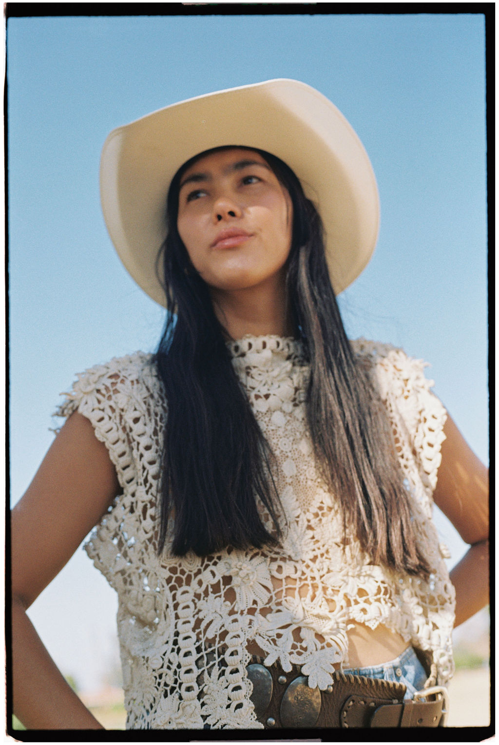 Vintage Crochet Lace Top