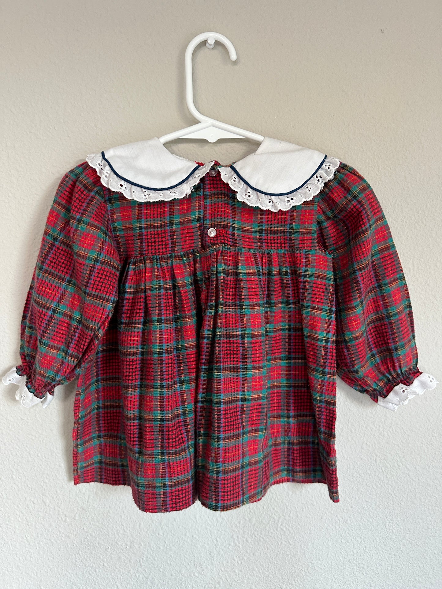 Plaid Dress & Bloomers Set