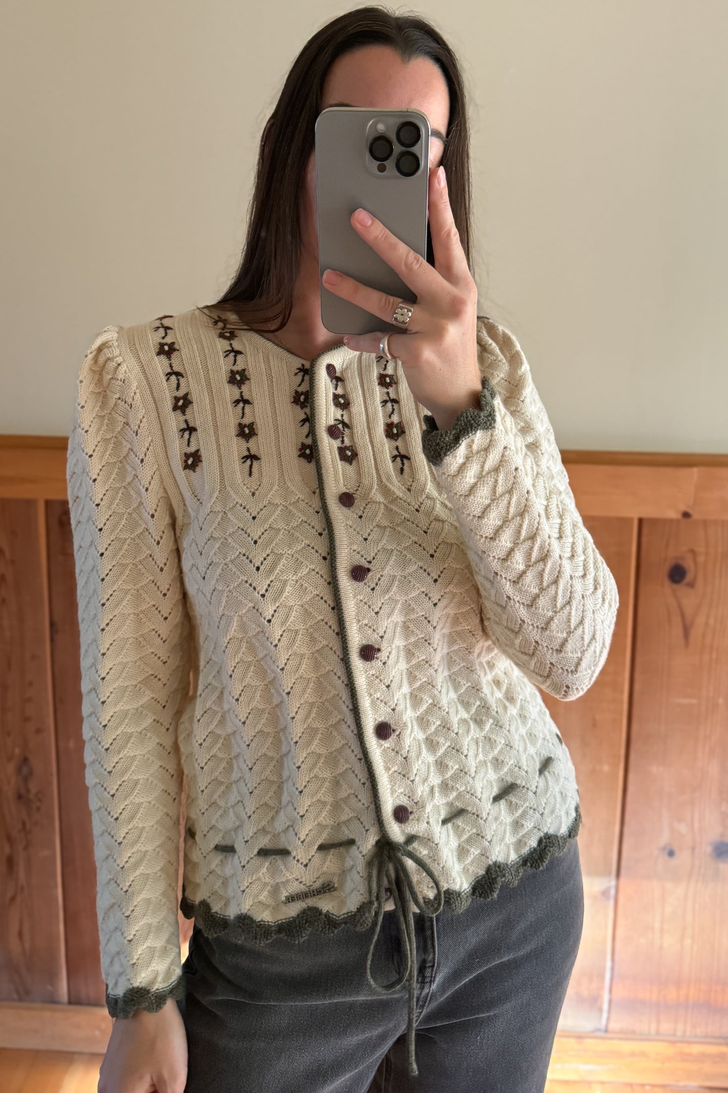 Sigi Scheiber Wool Cardigan