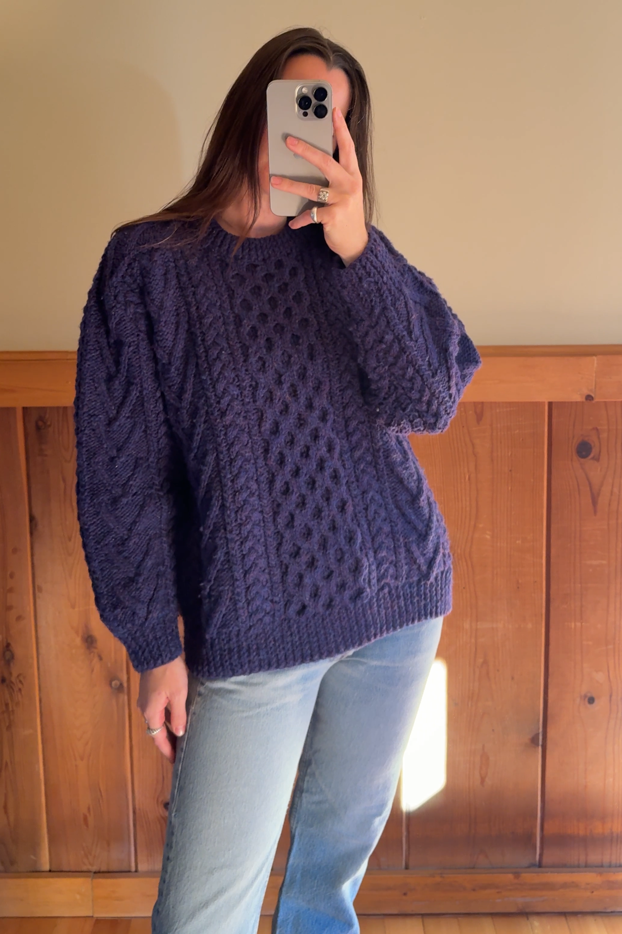 Handknit Wool Sweater
