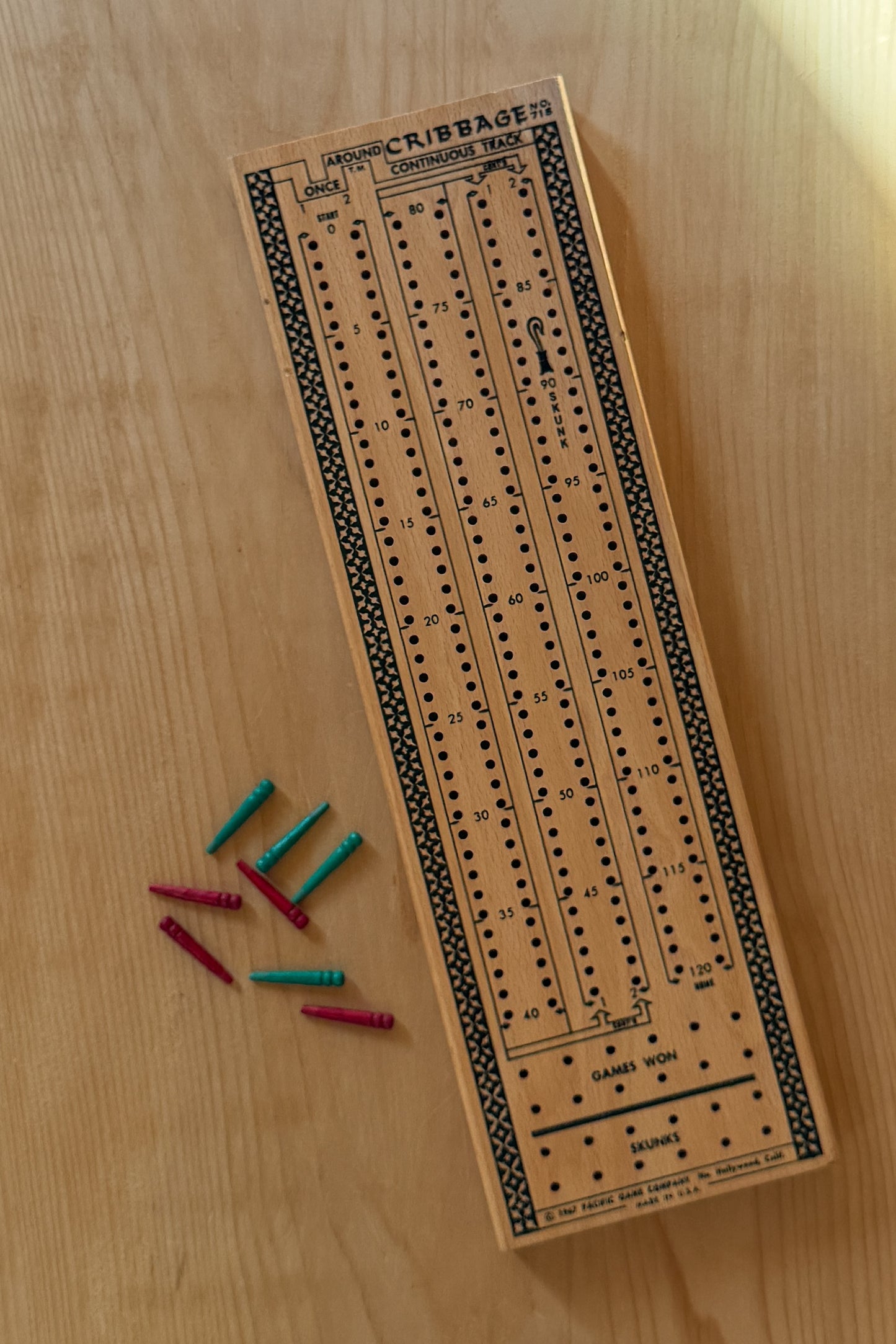 Cribbage Board