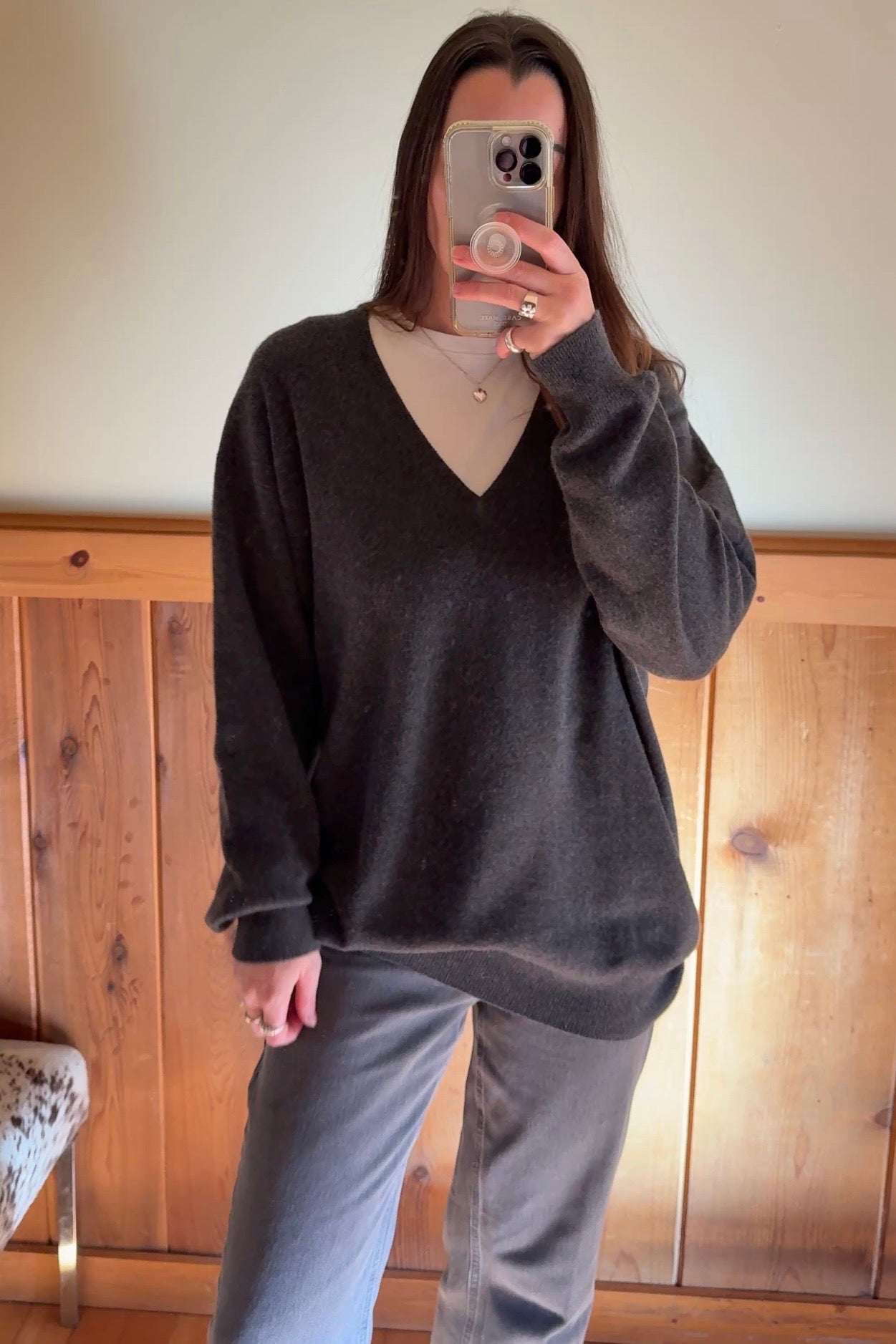 Cashmere V-Neck Sweater