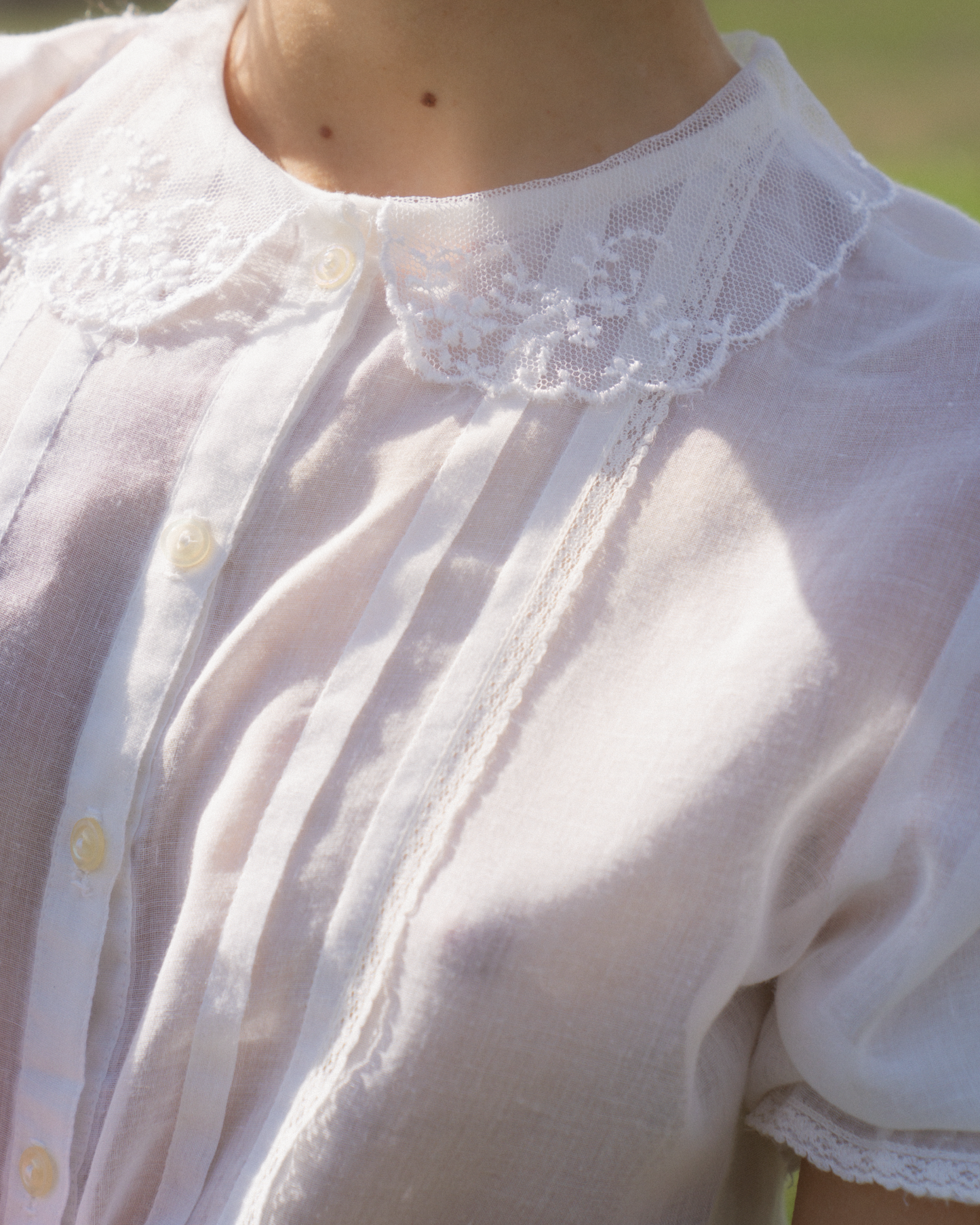 Lace Collared Blouse