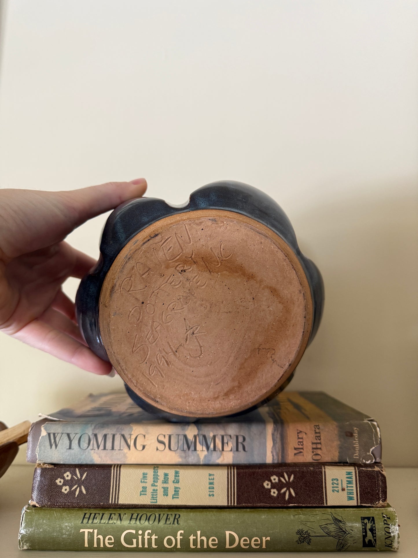 Signed Studio Pottery Vase (1994)