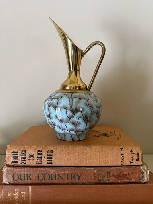 Vintage Hand-Painted Delft Pitcher