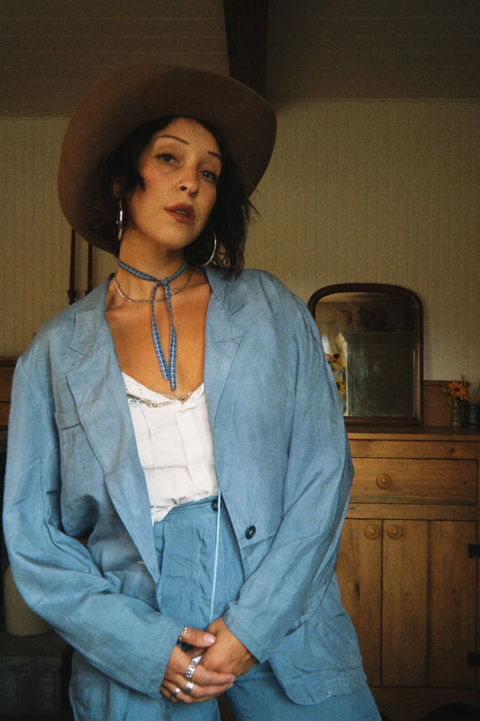 Botanically Dyed Go Silk Silk Blazer