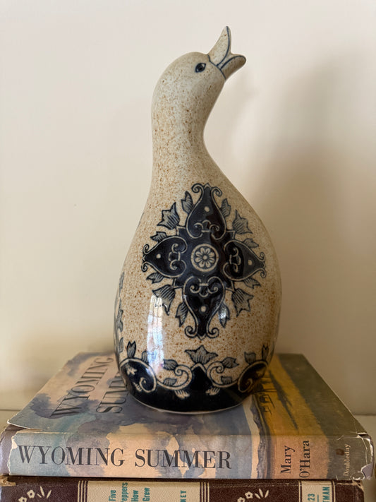 Decorative Ceramic Duck Figure