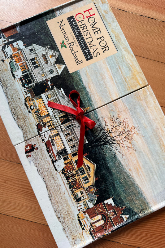 Norman Rockwell Holiday Advent book