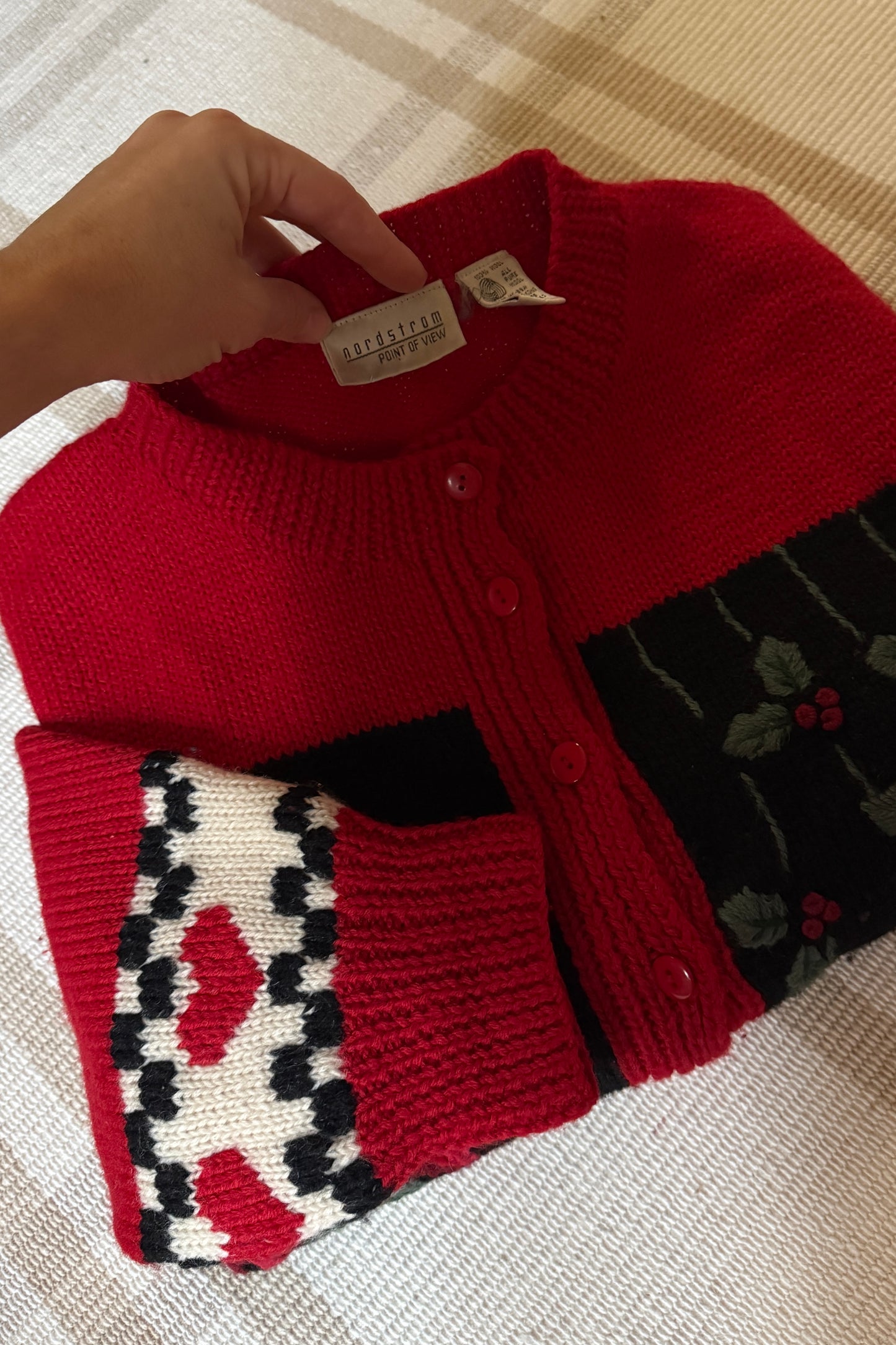 Nordstrom Holiday Wool Cardigan