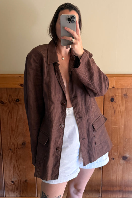 Eddie Bauer Linen Jacket