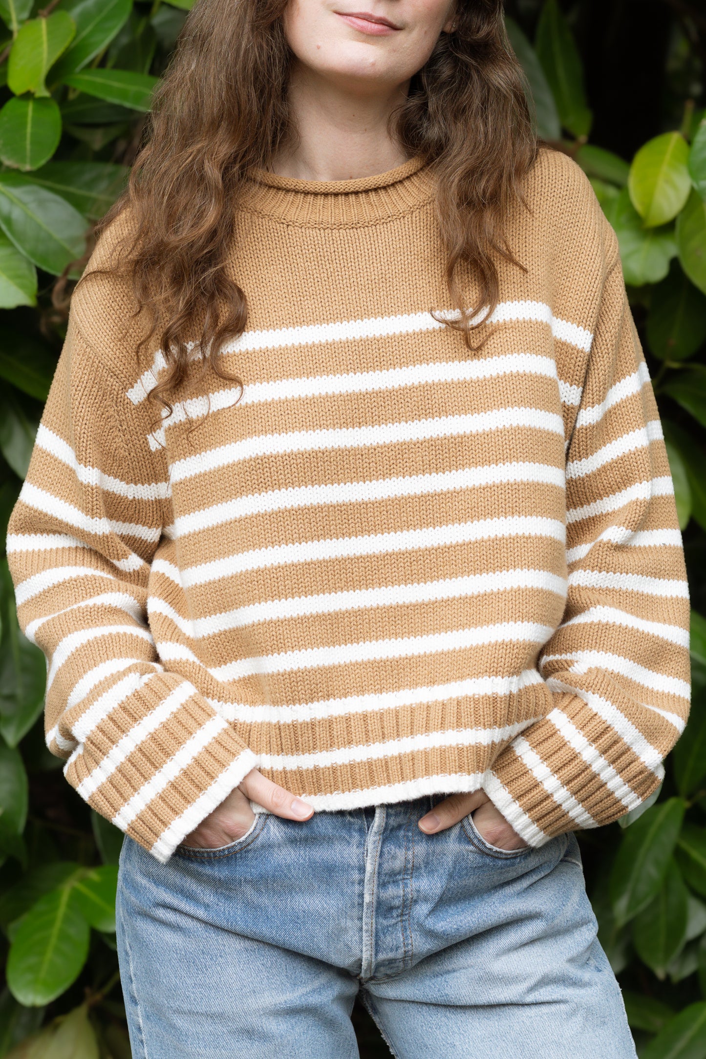 Cotton Striped Sweater
