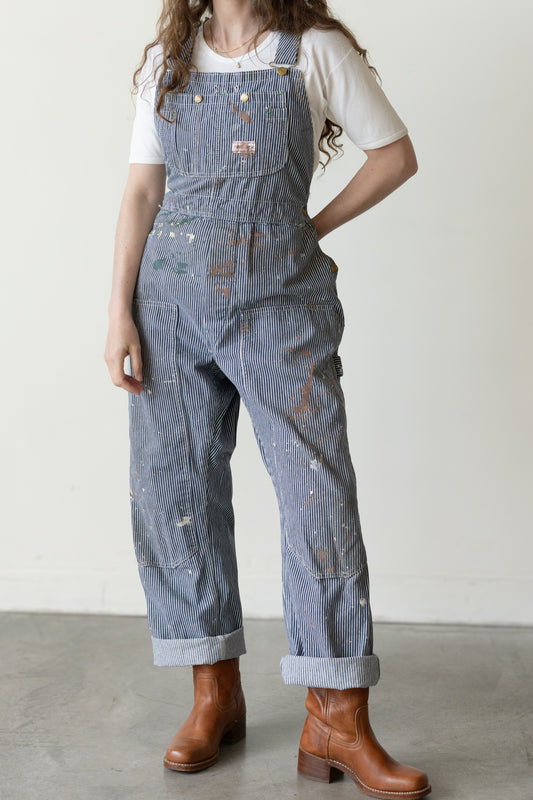 Red Rock Hickory Stripe Painter Overalls