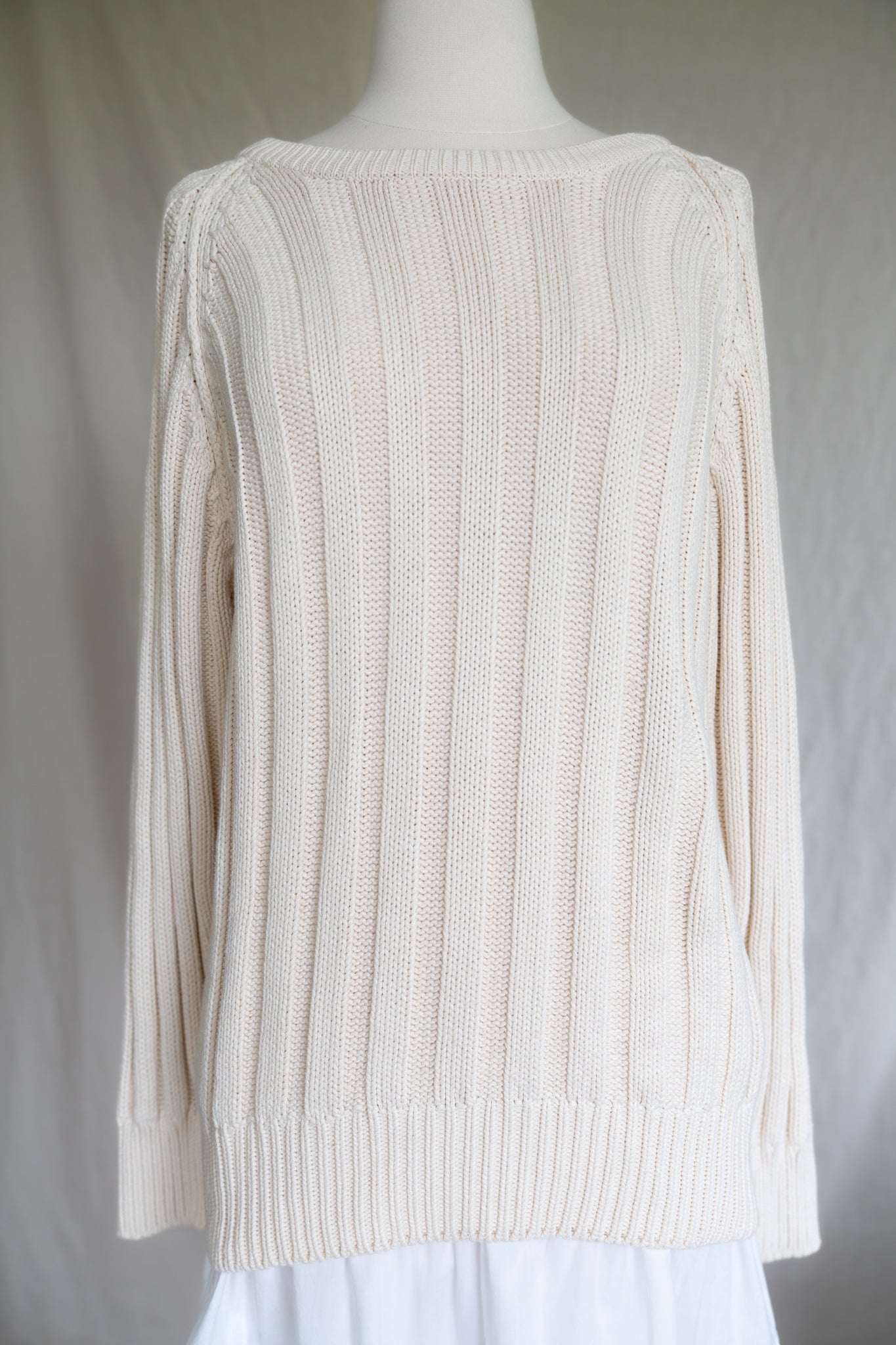 Ribbed Cotton Sweater