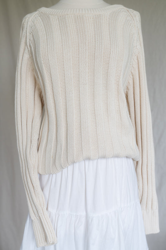 Ribbed Cotton Sweater