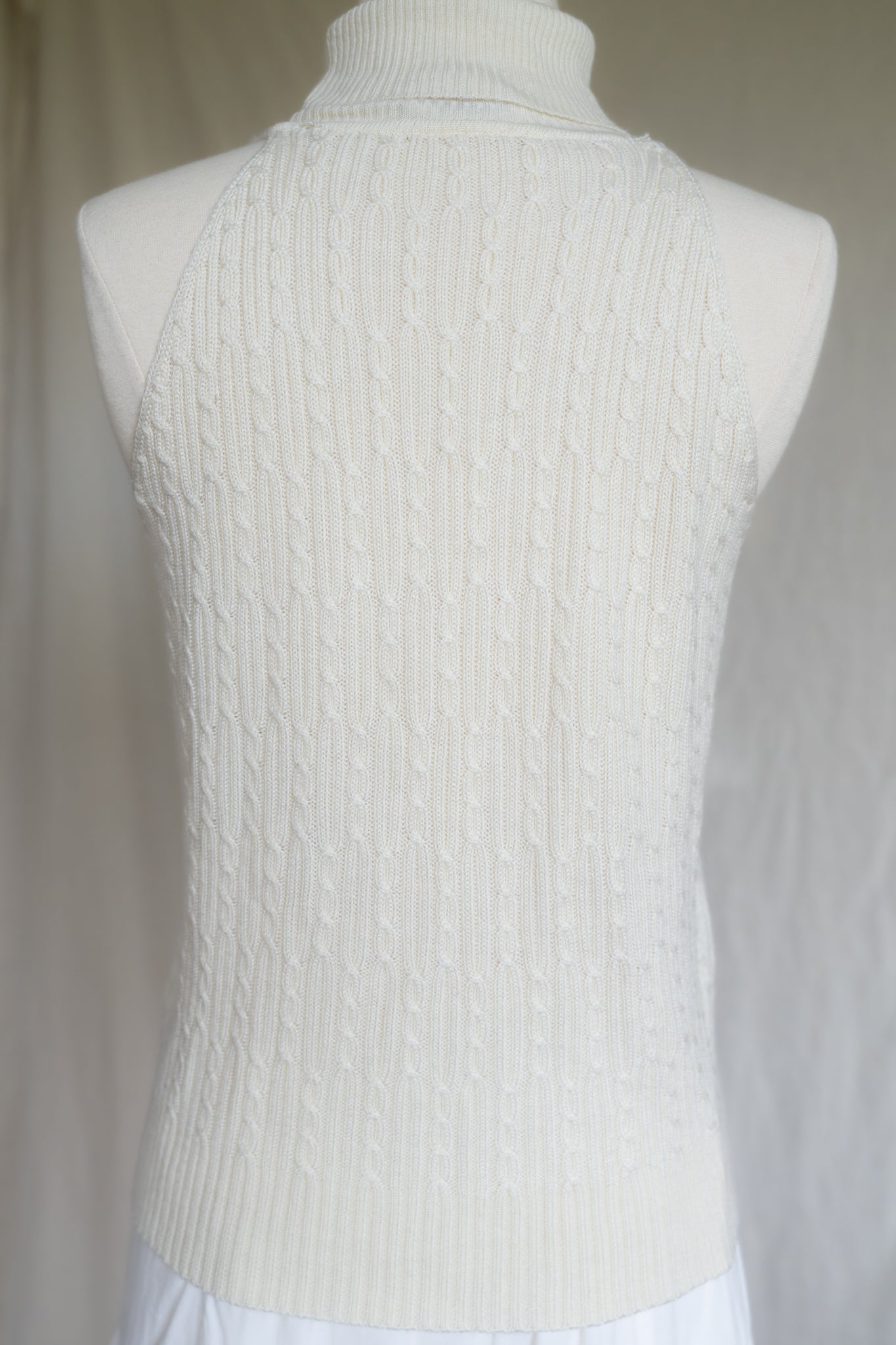 Wool Cableknit Turtleneck