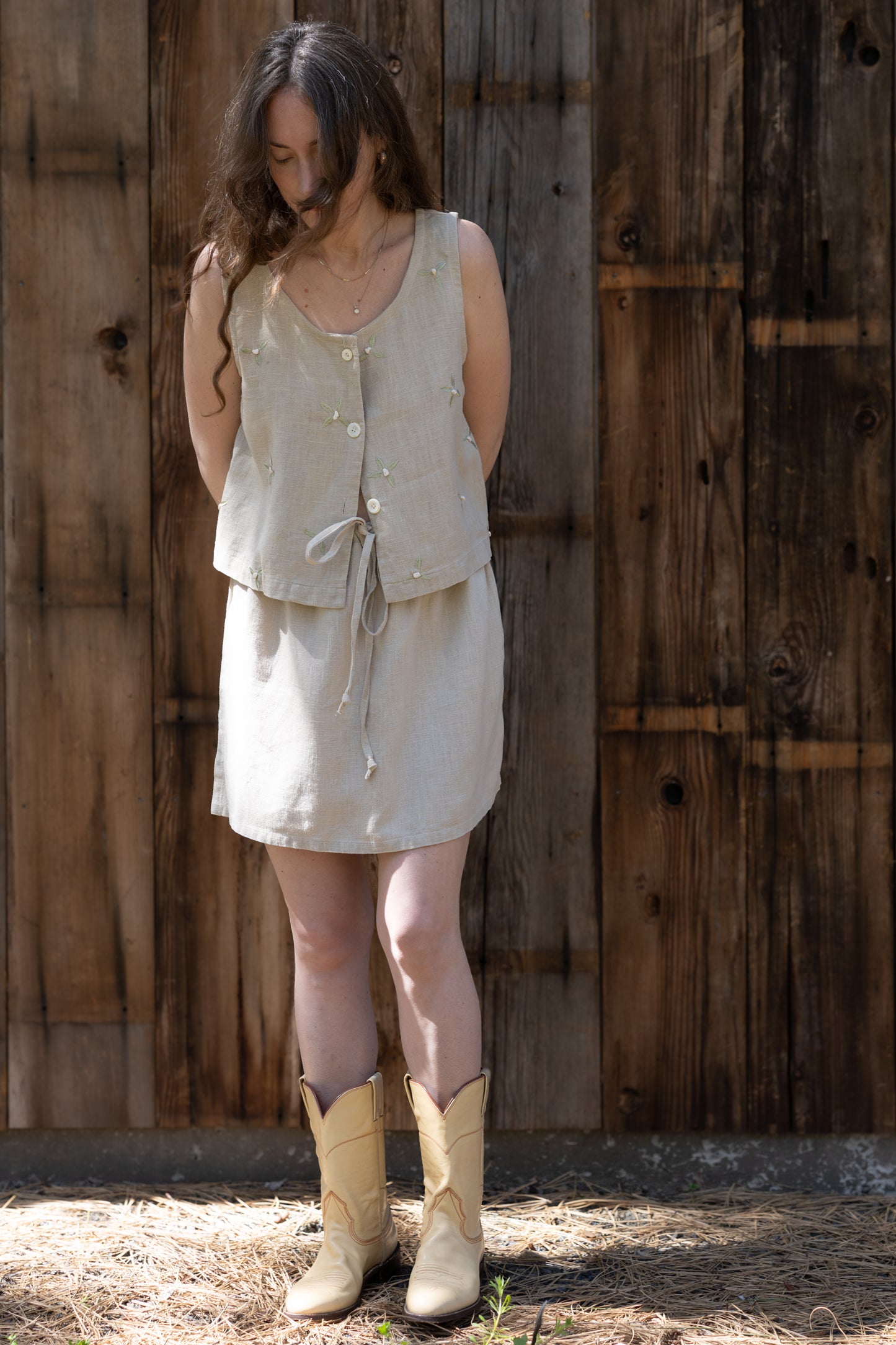 Meadow Button Top