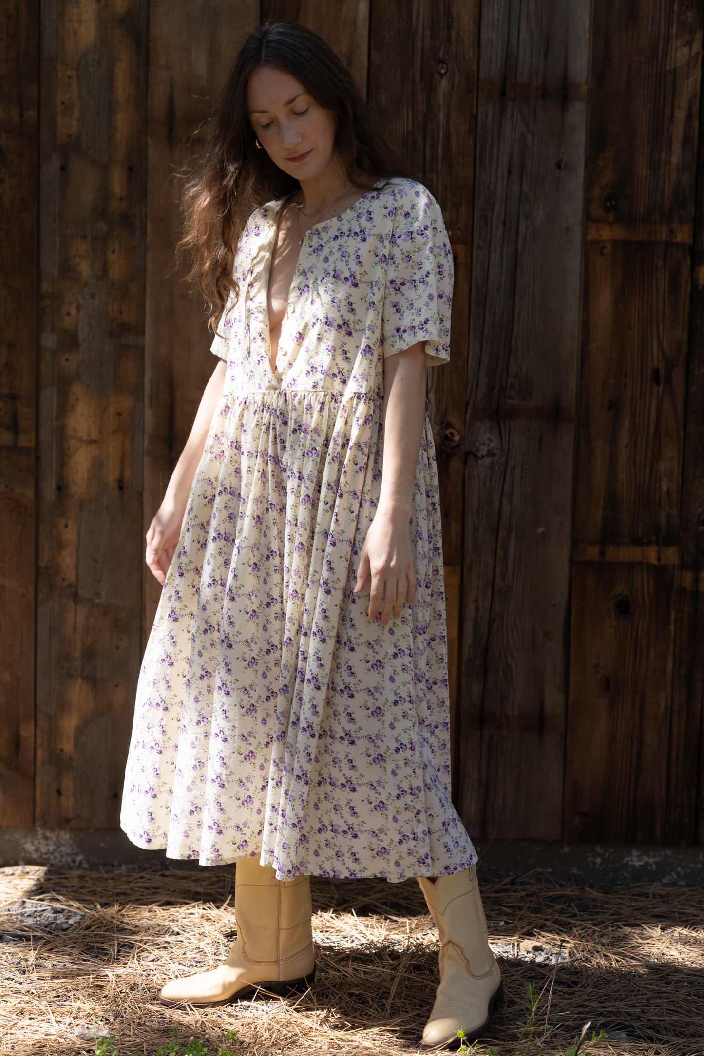 Floral Tie Back Dress