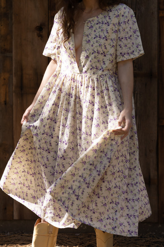 Floral Tie Back Dress