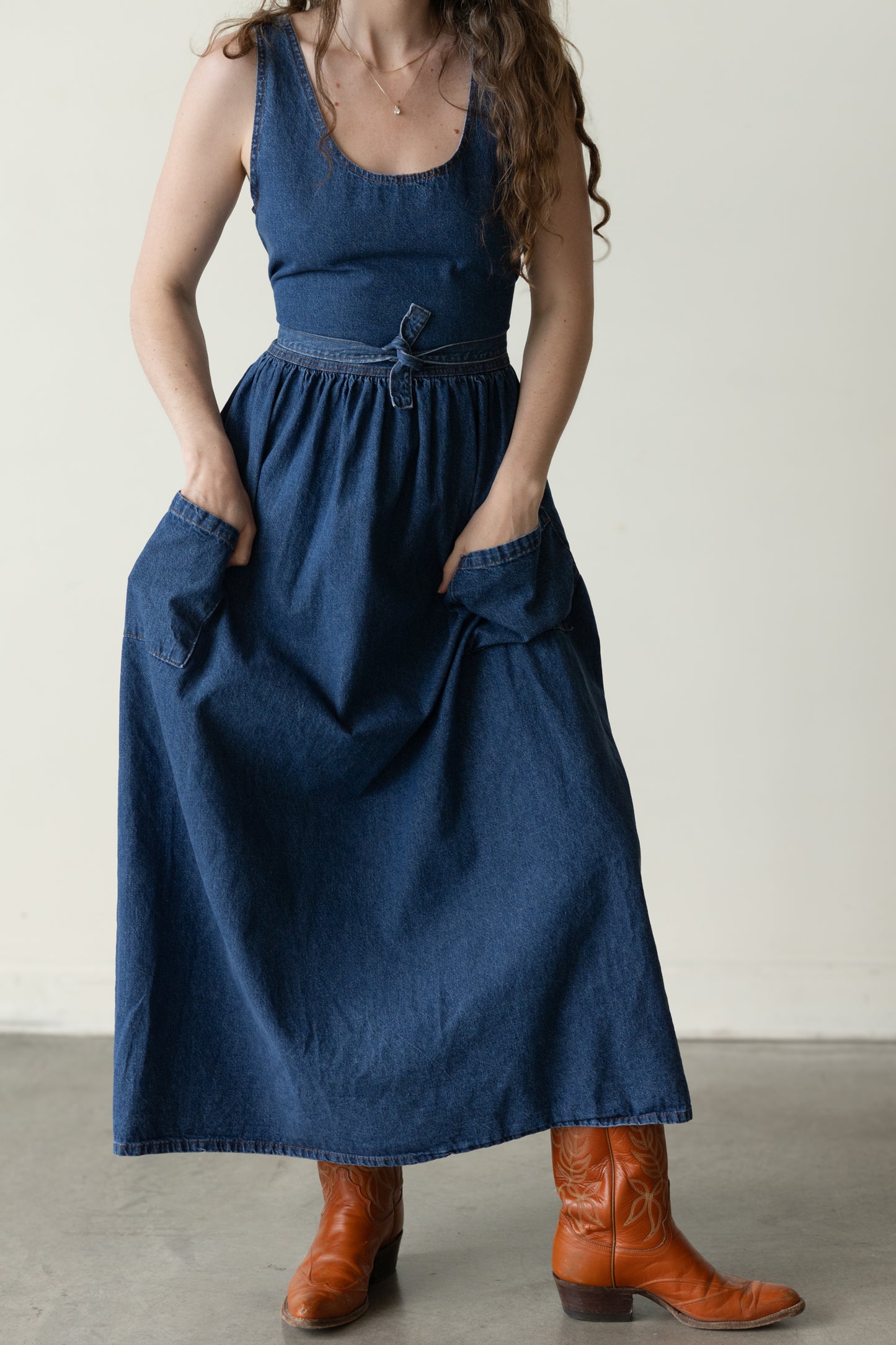 Denim Pocket Dress