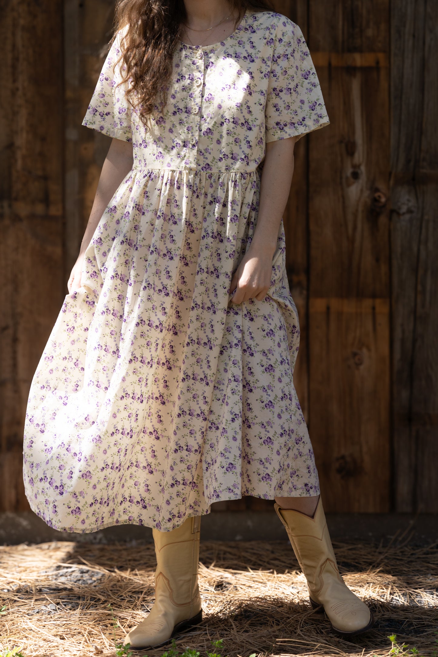 Floral Tie Back Dress