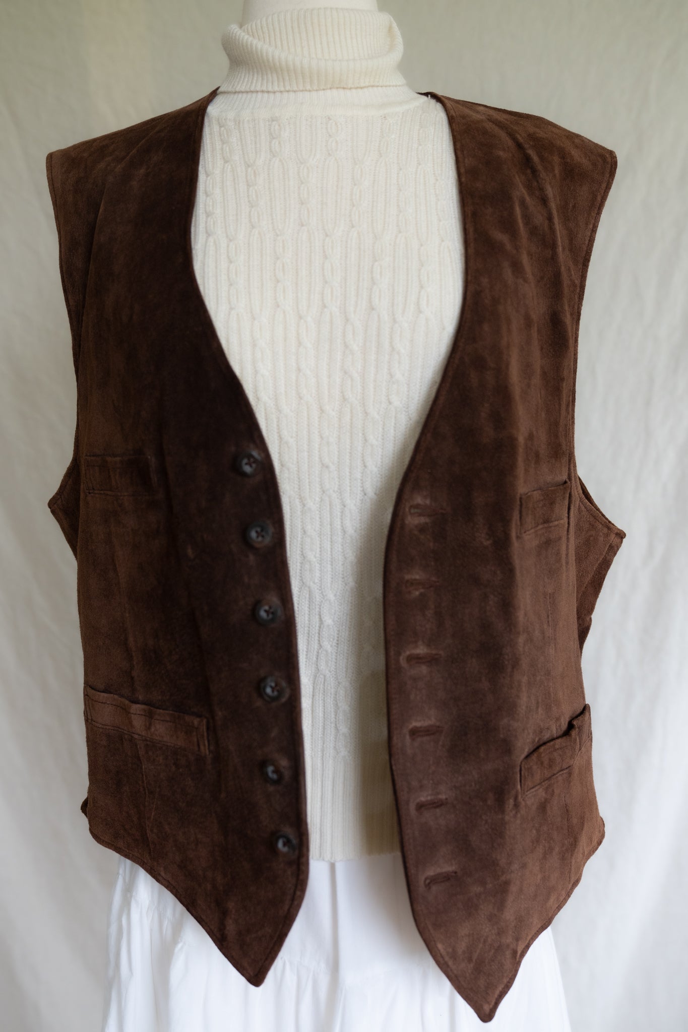 Suede Vest