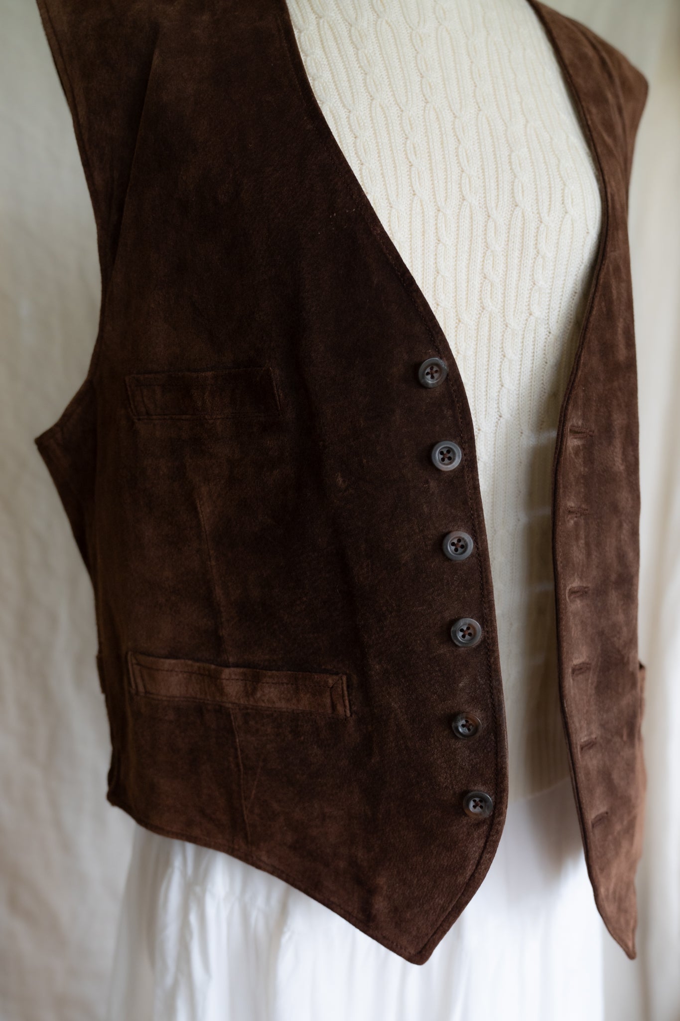 Suede Vest